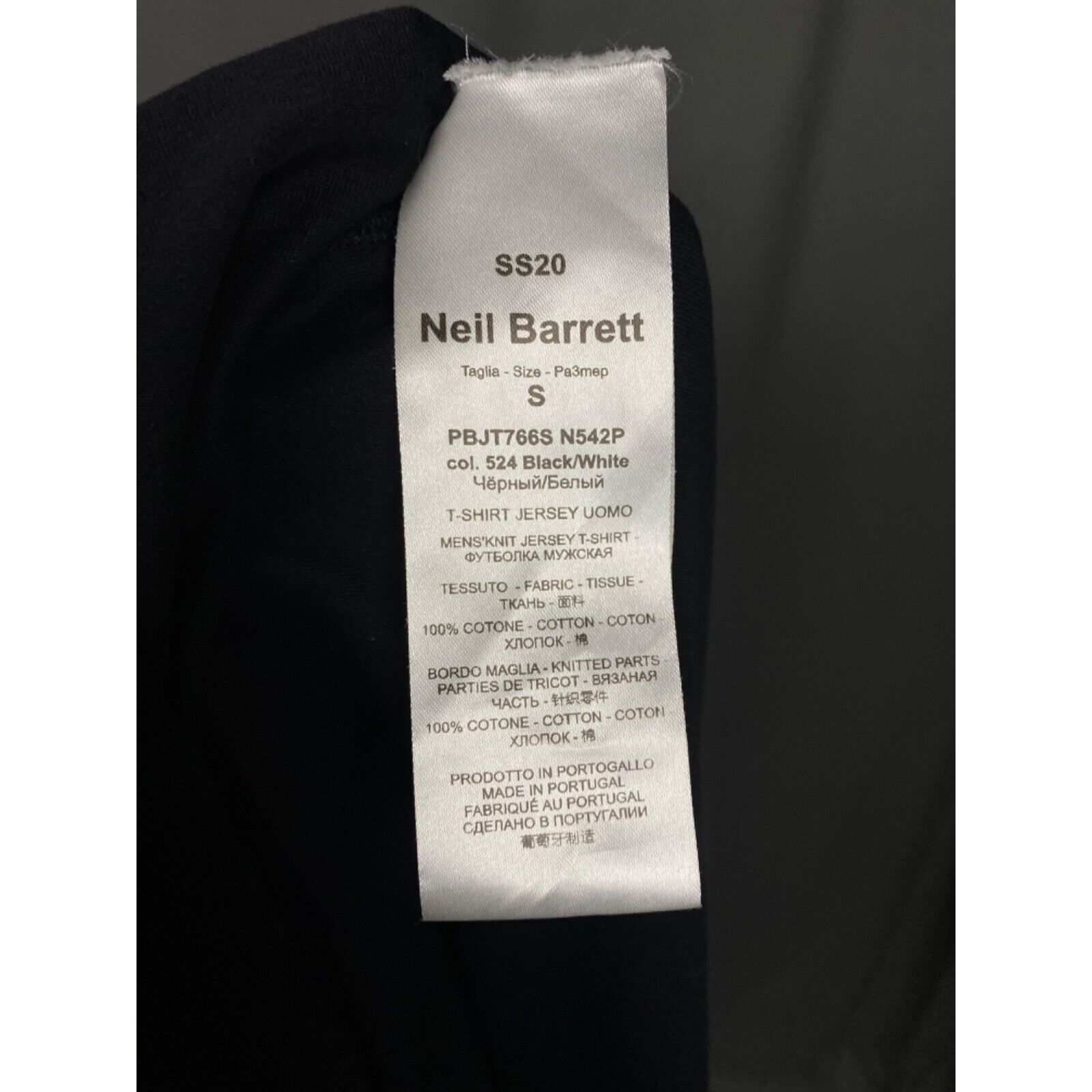 Neil Barrett MINT! Neil Barett FAIRISLE THUNDERBOLT Lightining Men's Blac Size US S / EU 44-46 / 1 - 9 Thumbnail