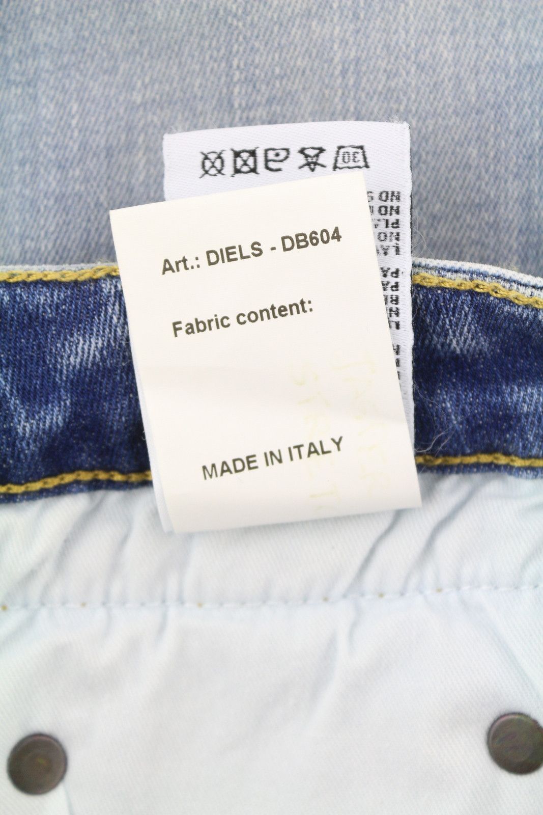 R13 BOY SKINNY 27 Blue Washed Faded Ankle Cropped Zip Fly 86322 Size 27" / US 4 / IT 40 - 9 Thumbnail