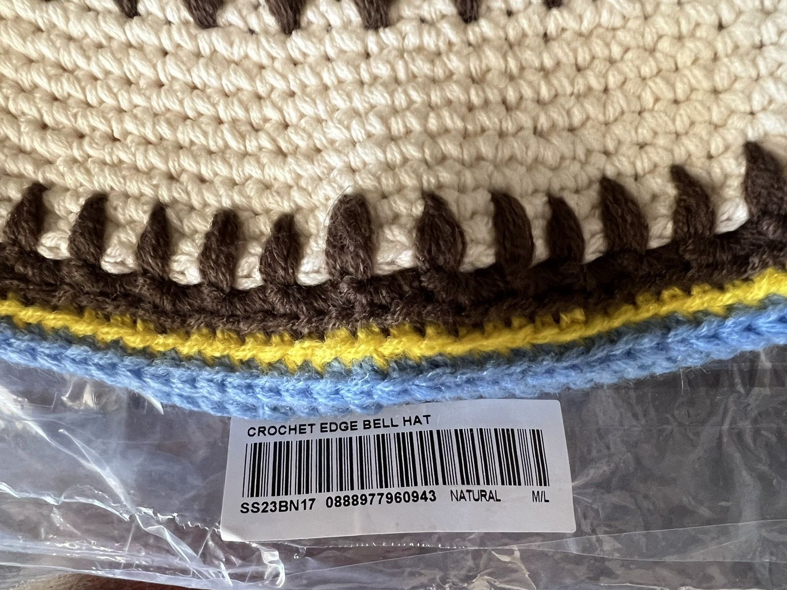 Supreme NEW Supreme Crochet Edge Bell Hat M/L Grailed