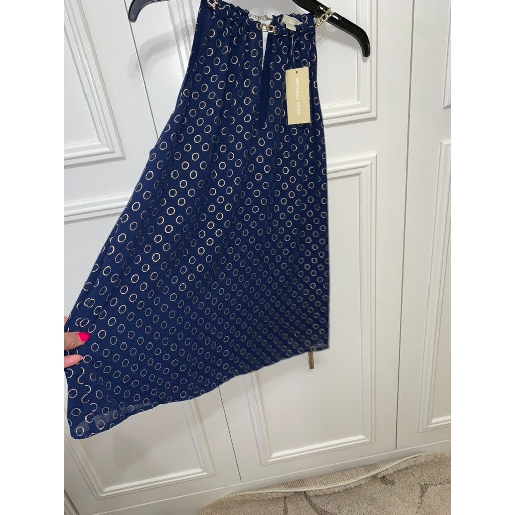 Michael Kors NWT Michael Kors Women's Chain Halter Blouse Large Size L / US 10 / IT 46 - 3 Thumbnail