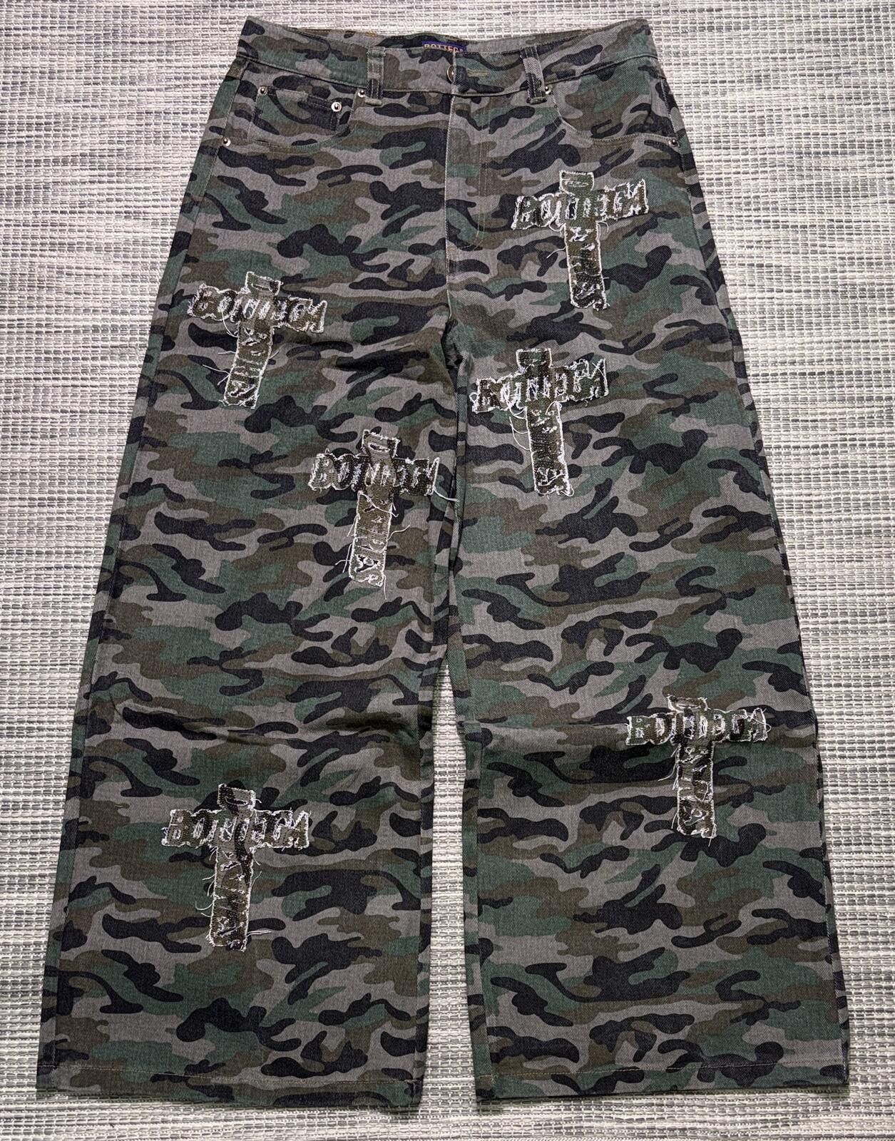 Bottega Desires Bottega Desires Camo Holy Grail Denim Pants Size US 36 / EU 52 - 1 Thumbnail