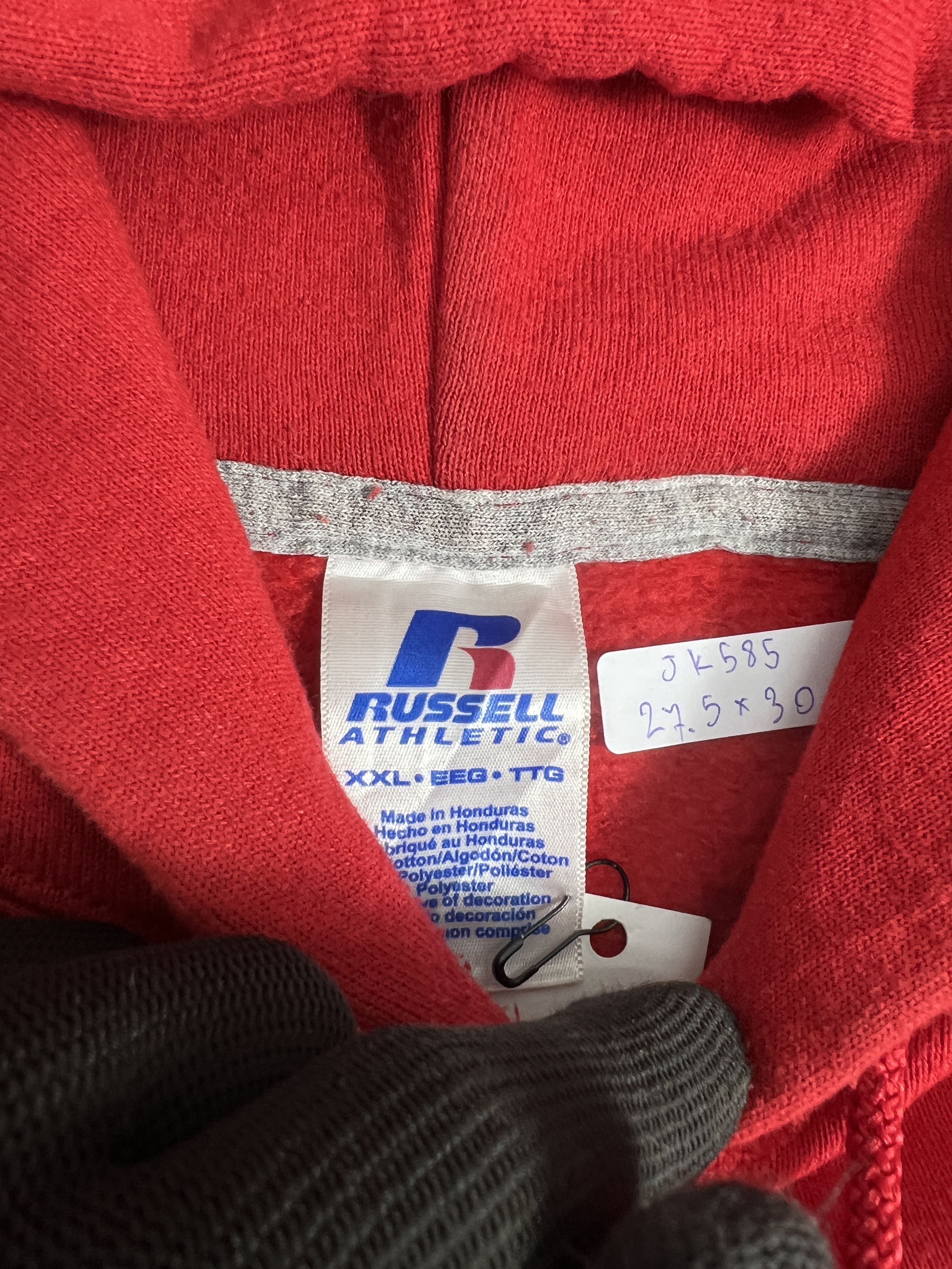 Russell Athletic Vintage Russell Athletic Blank Hoodie (XXL) JK585 Size US XXL / EU 58 / 5 - 3 Thumbnail