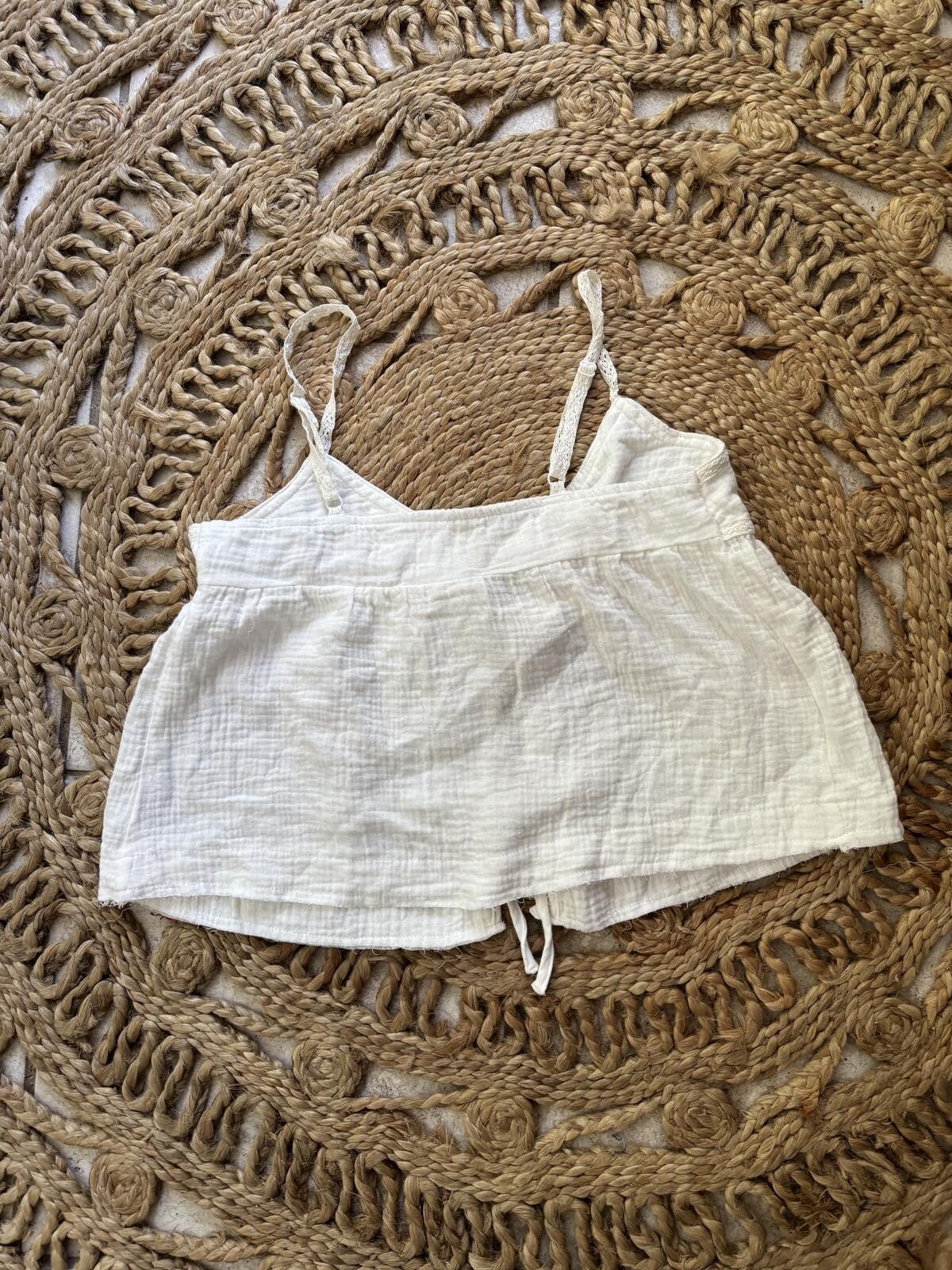 Unknown London Boho Cottage Core Festival Spaghetti Strap Tank Top. S Size S / US 4 / IT 40 - 12 Thumbnail