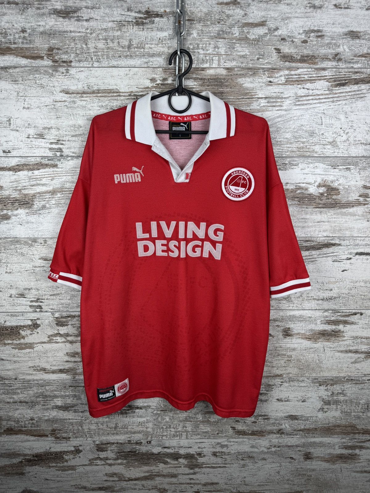 Puma Vintage Puma Aberdeen city T-shirt soccer jersey Scotland Size US L / EU 52-54 / 3 - 2 Thumbnail