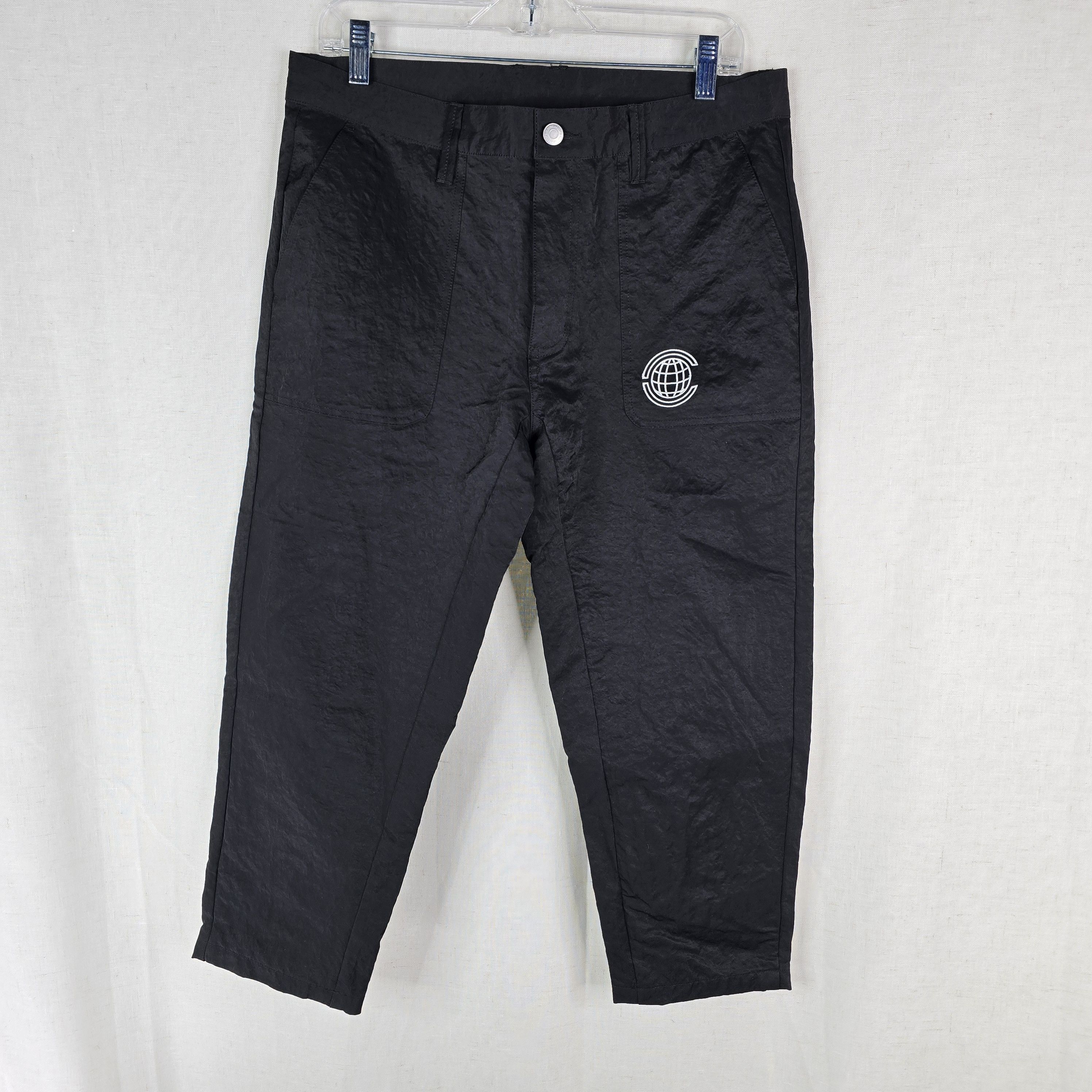 CLOT Clottee By Clot Mens Medium Black Globe Cargo Pants Size US 30 / EU 46 - 1 Thumbnail