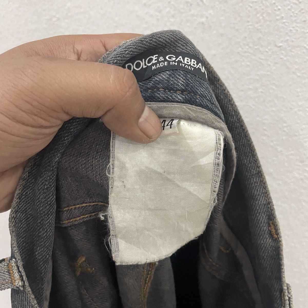 Dolce & Gabbana Vintage Dolce & Gabbana Distressed Denim Size 34" / US 12 / IT 48 - 8 Thumbnail