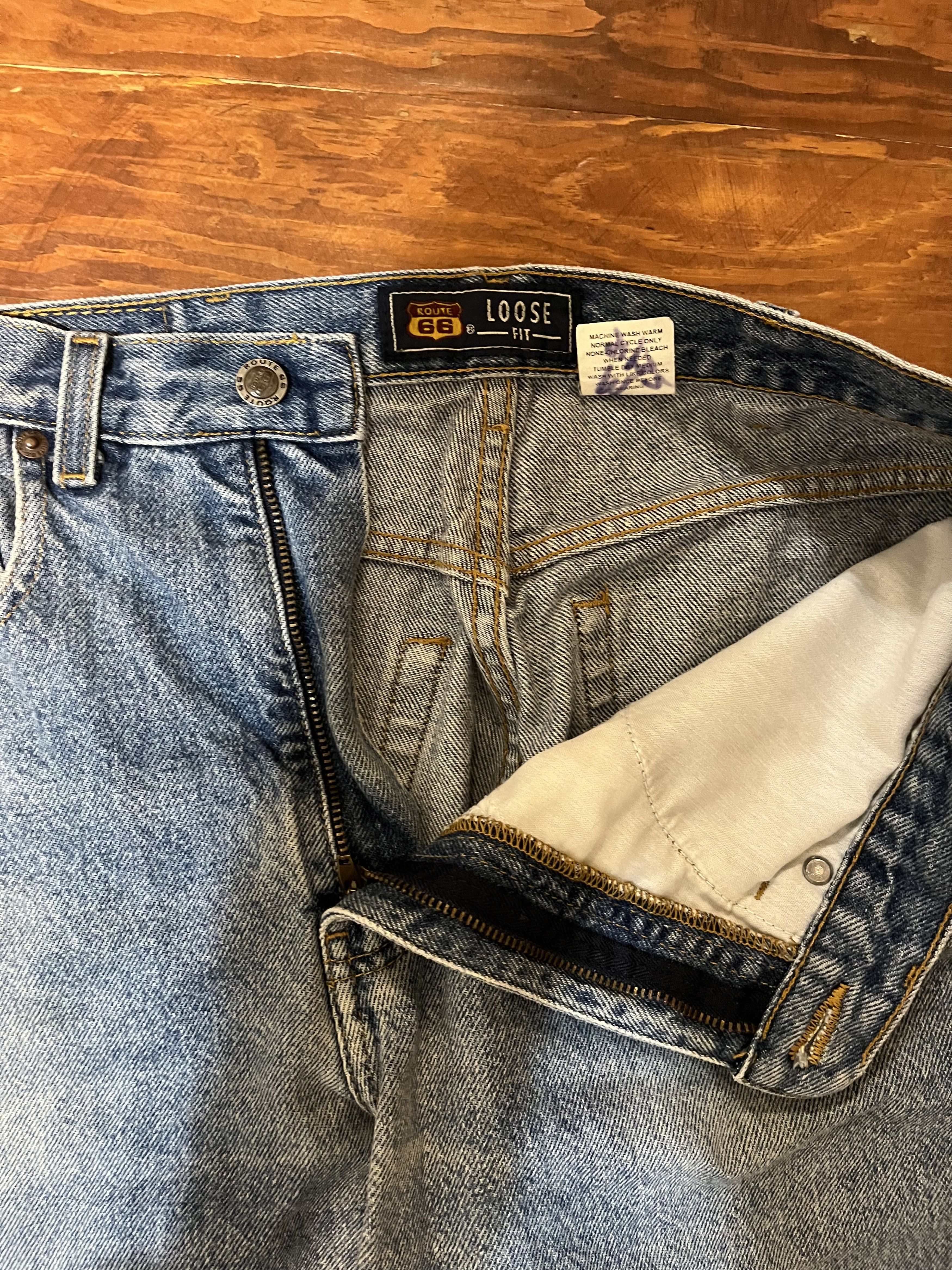 Route 66 Vintage Mens Relaxed Fit Route 66 Jeans 31x30 Size US 31 - 2 Thumbnail