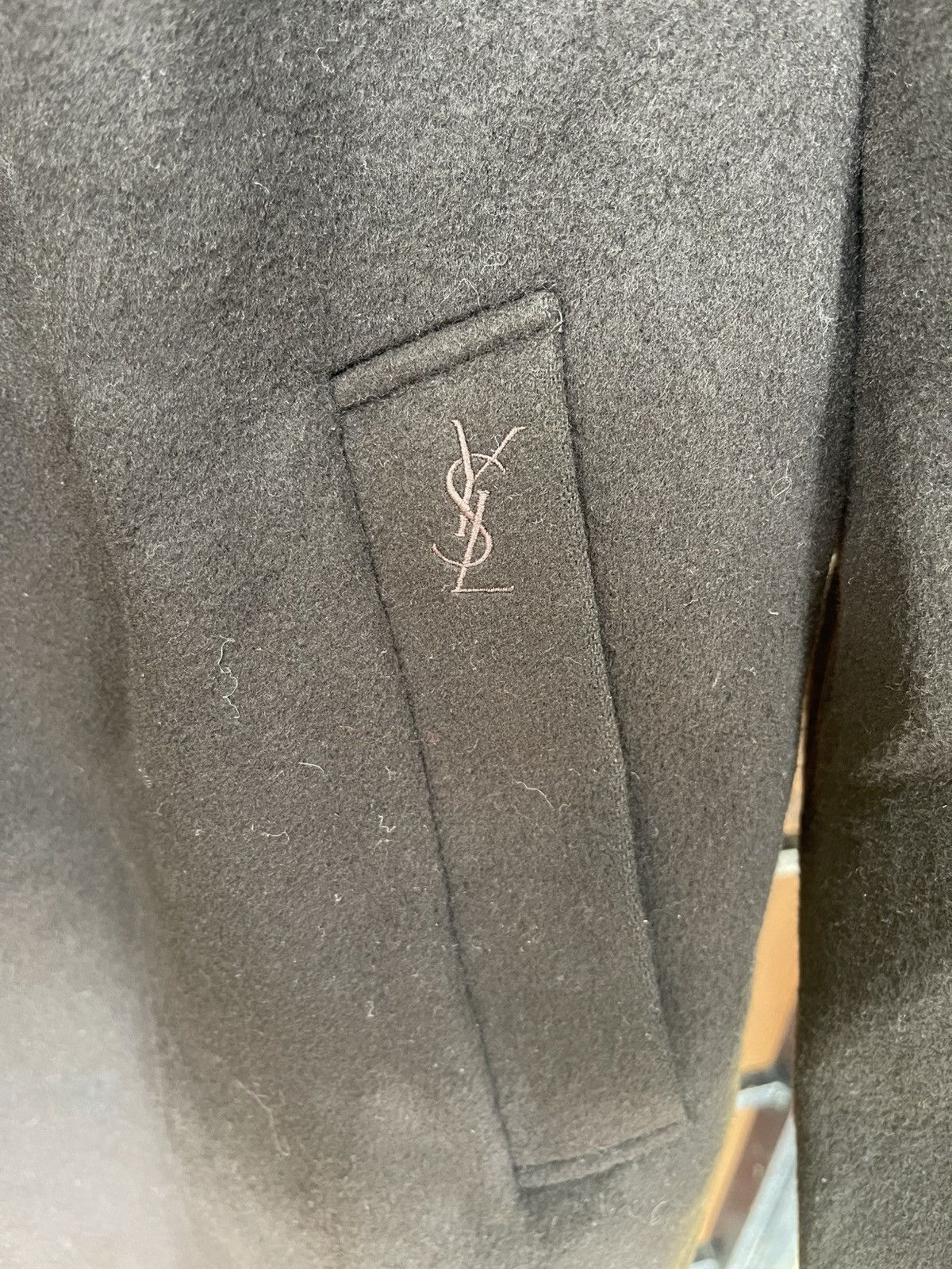 Yves Saint Laurent Vintage’s Ysl yves saint laurent wool long coat Size US L / EU 52-54 / 3 - 5 Thumbnail