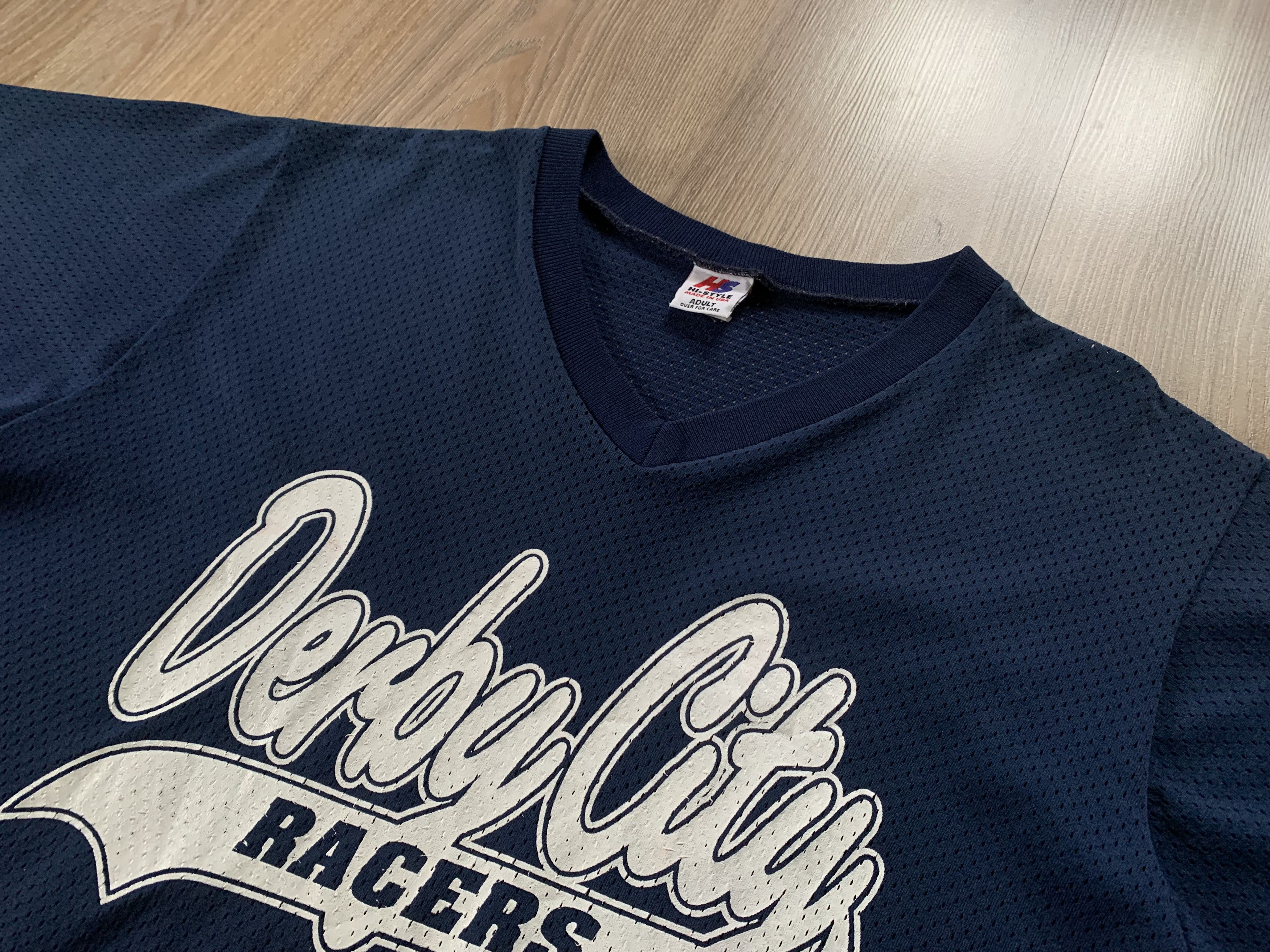 MLB × Vintage Vintage Hi-Style Derby City Racers Jersey Size US XL / EU 56 / 4 - 4 Thumbnail