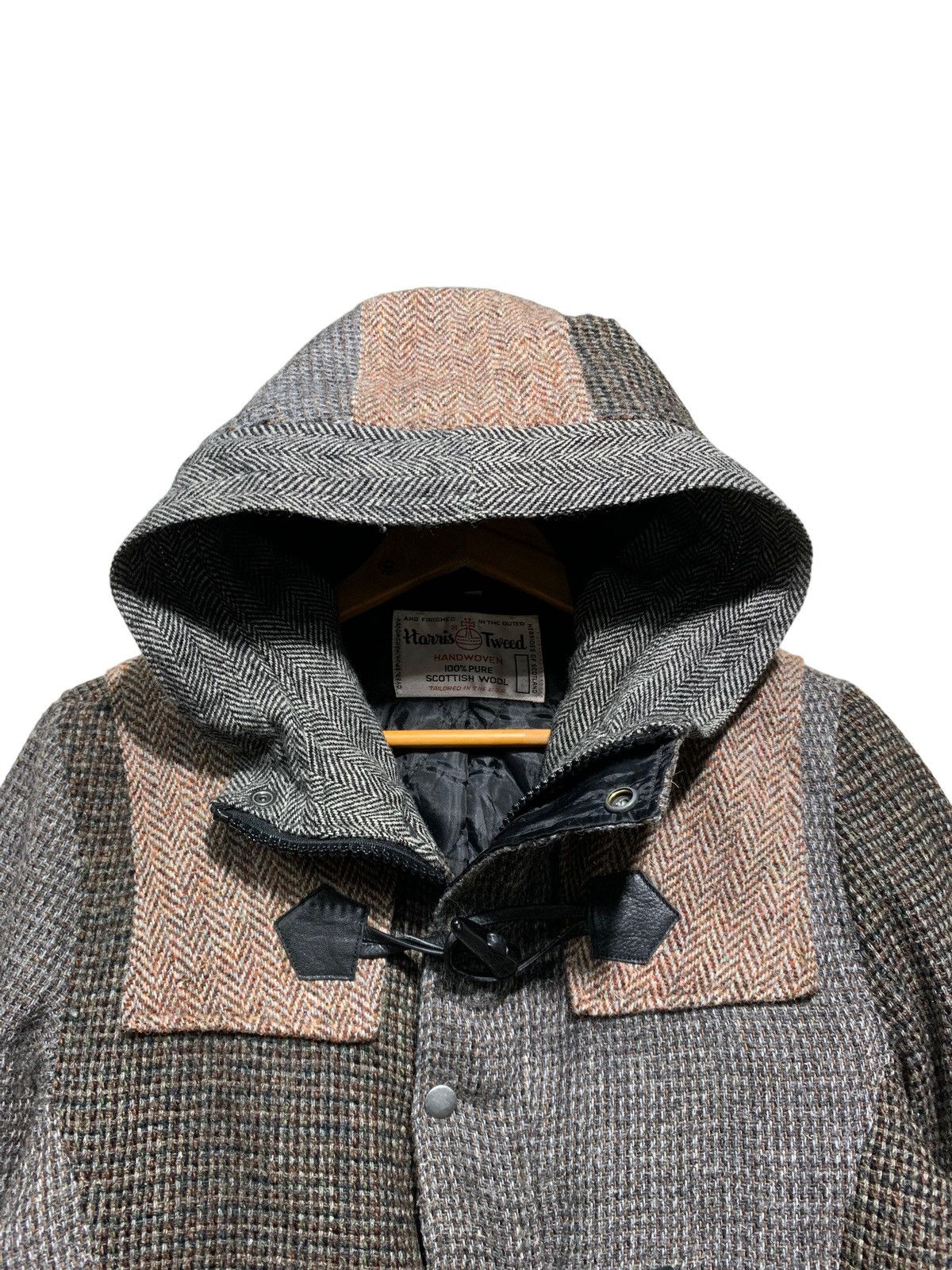 Harris Tweed 🔥HARRIS TWEED WOOL SPLIT HOODIE JACKETS Size US M / EU 48-50 / 2 - 4 Thumbnail