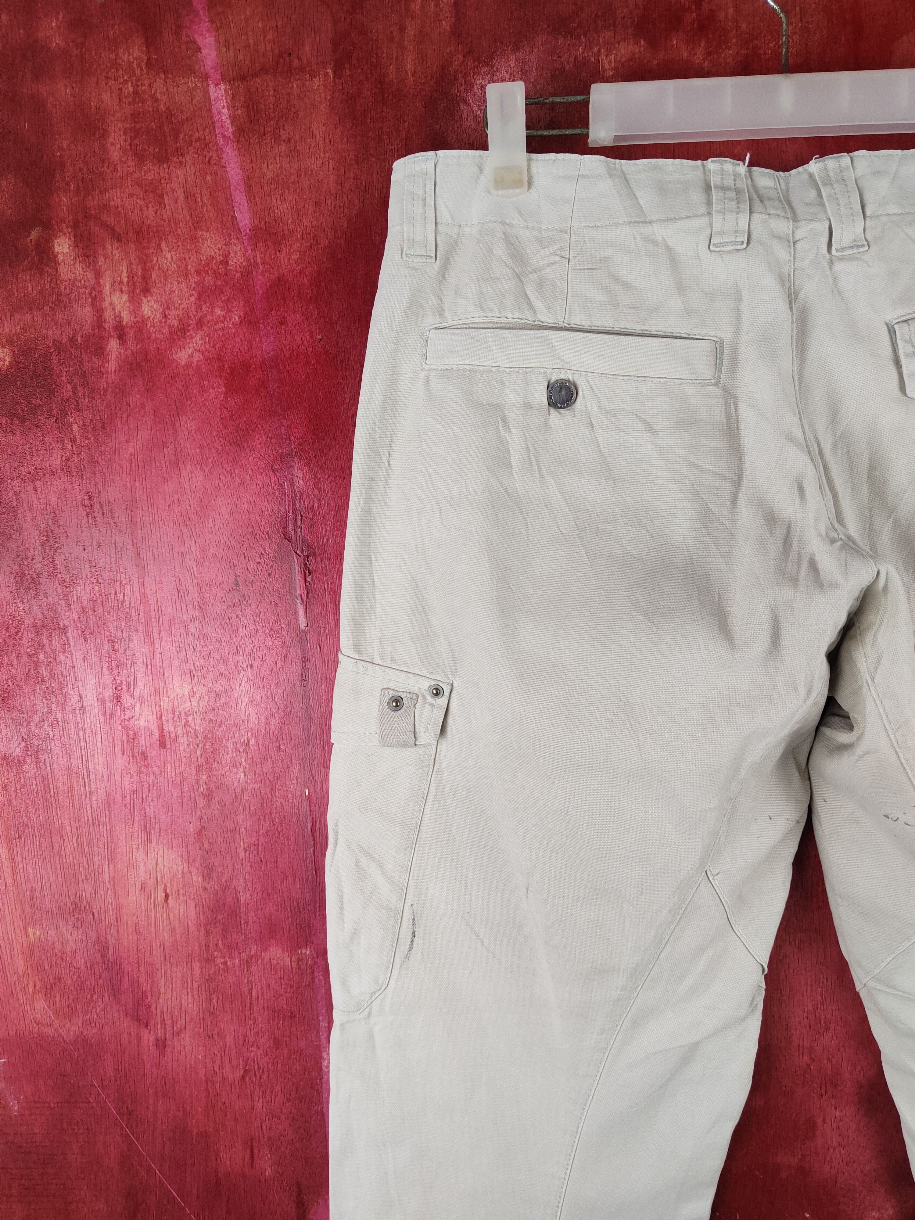 Japanese Brand Genba Ivory Multipocket Cargo Pants N#S011 Size US 32 / EU 48 - 8 Thumbnail
