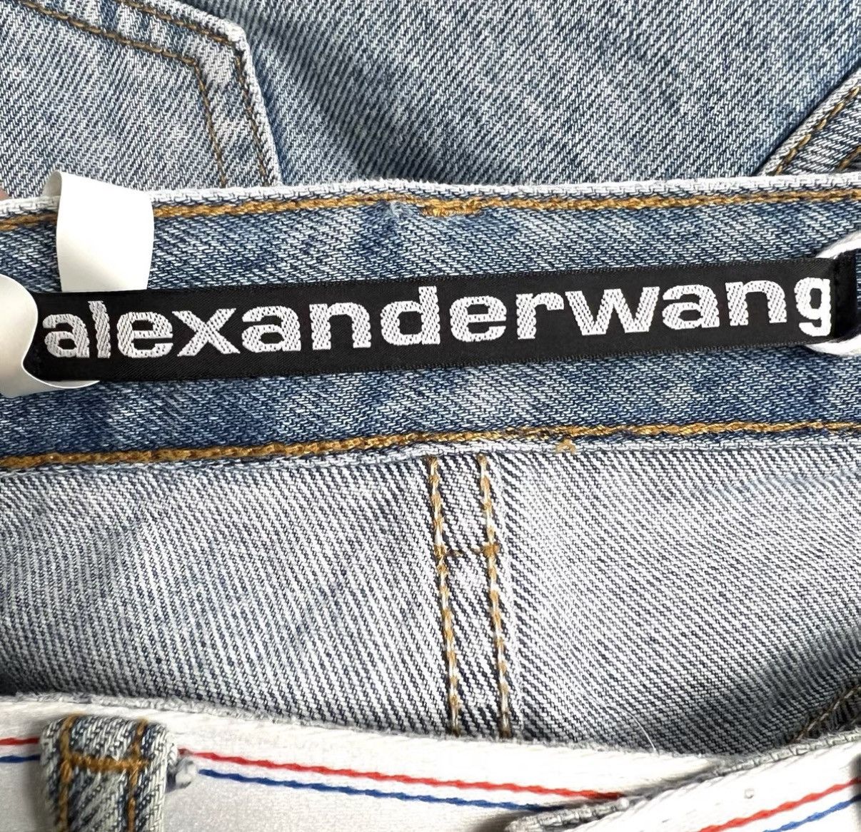 Alexander Wang Alexander Wang Waist Straight Denim Shorts K12 Size 24" / US 00 / IT 34 - 5 Thumbnail