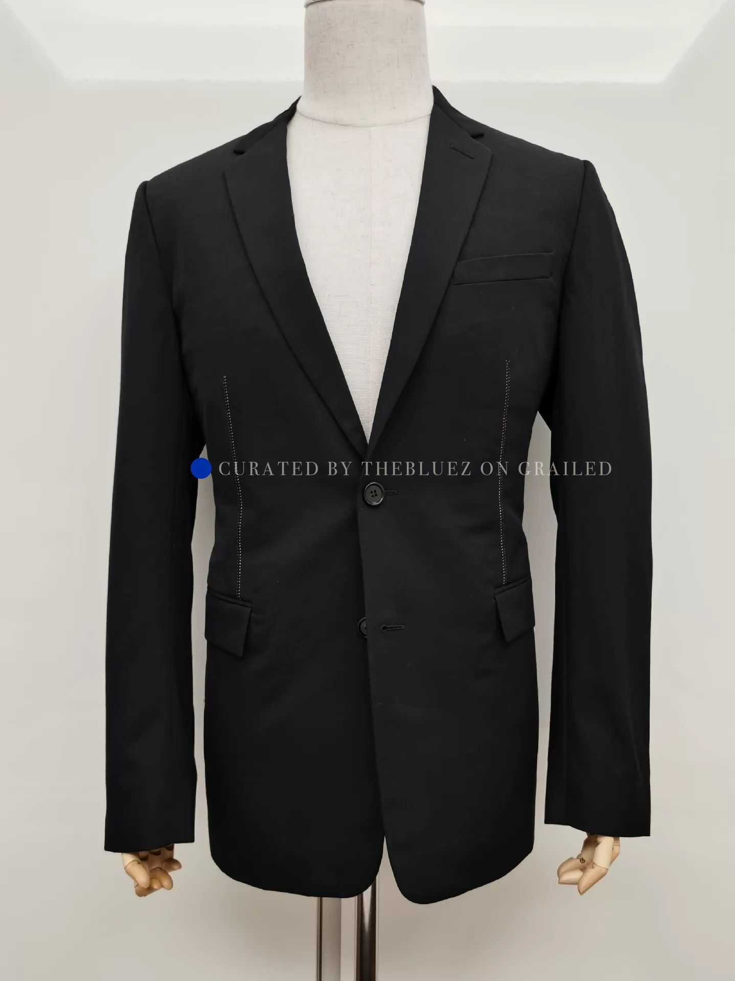 Dior Elegant Wool Suit in Black Size US 32 / EU 48 - 1 Thumbnail