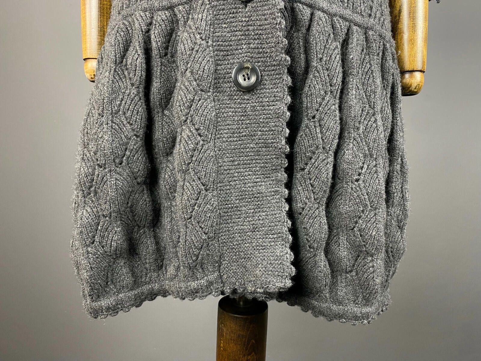 Diane von Furstenberg Ladies Diane von Furstenberg Grey Button Up Knited Dress Size M / US 6-8 / IT 42-44 - 3 Thumbnail