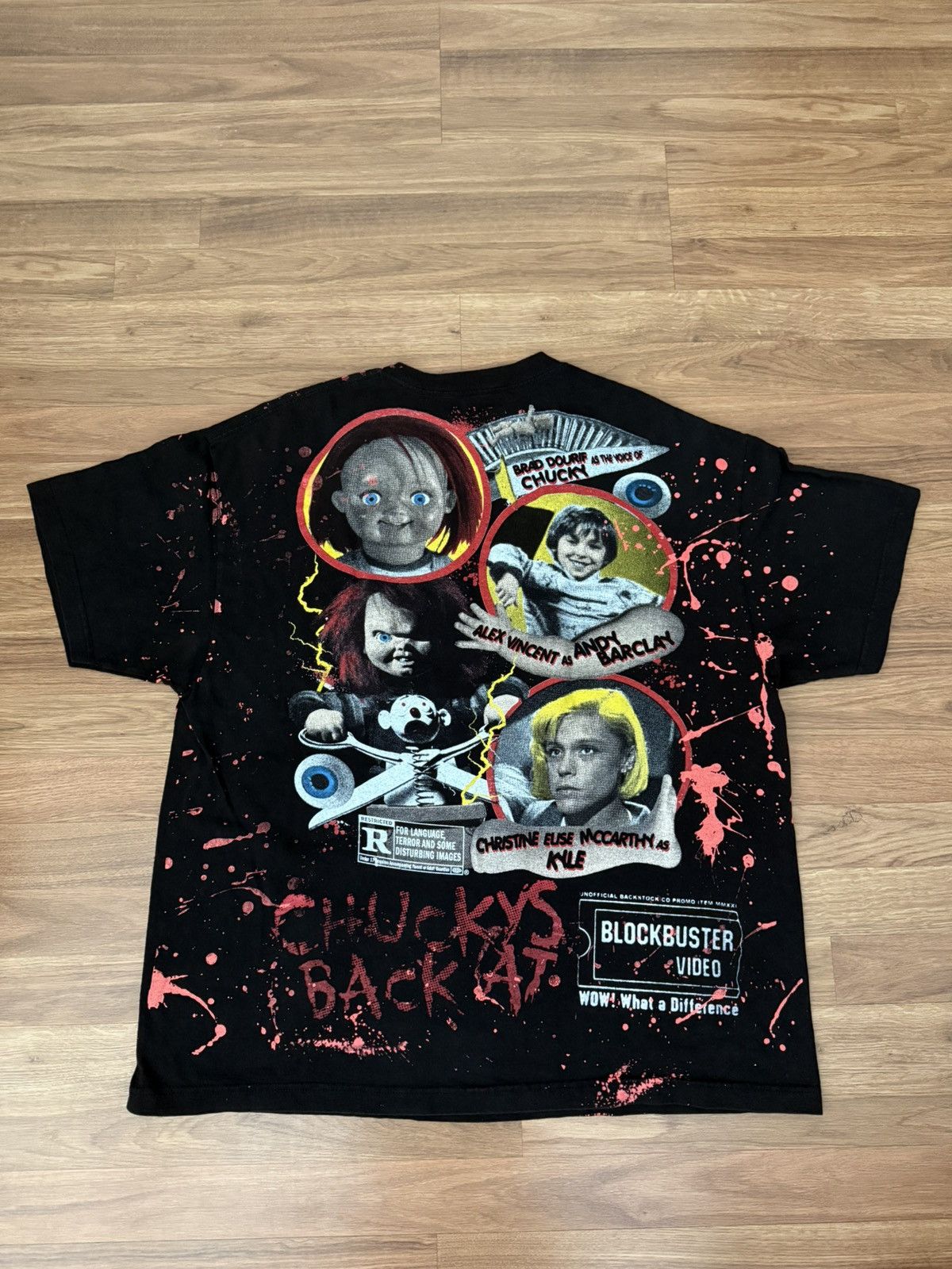 Vintage vintage vtg childs play 1998 tv promo t shirt chucky Size US XXL / EU 58 / 5 - 2 Thumbnail