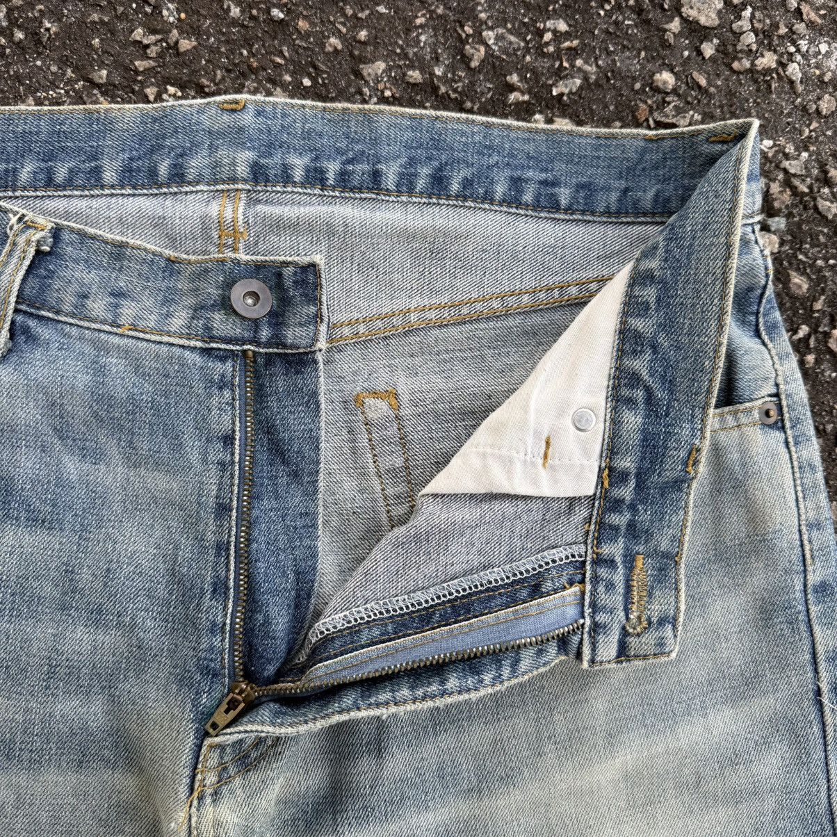 Japanese Brand Vintage Japanese Brand Faded Rusty Blue Denim Jean Pants Size US 35 - 7 Thumbnail
