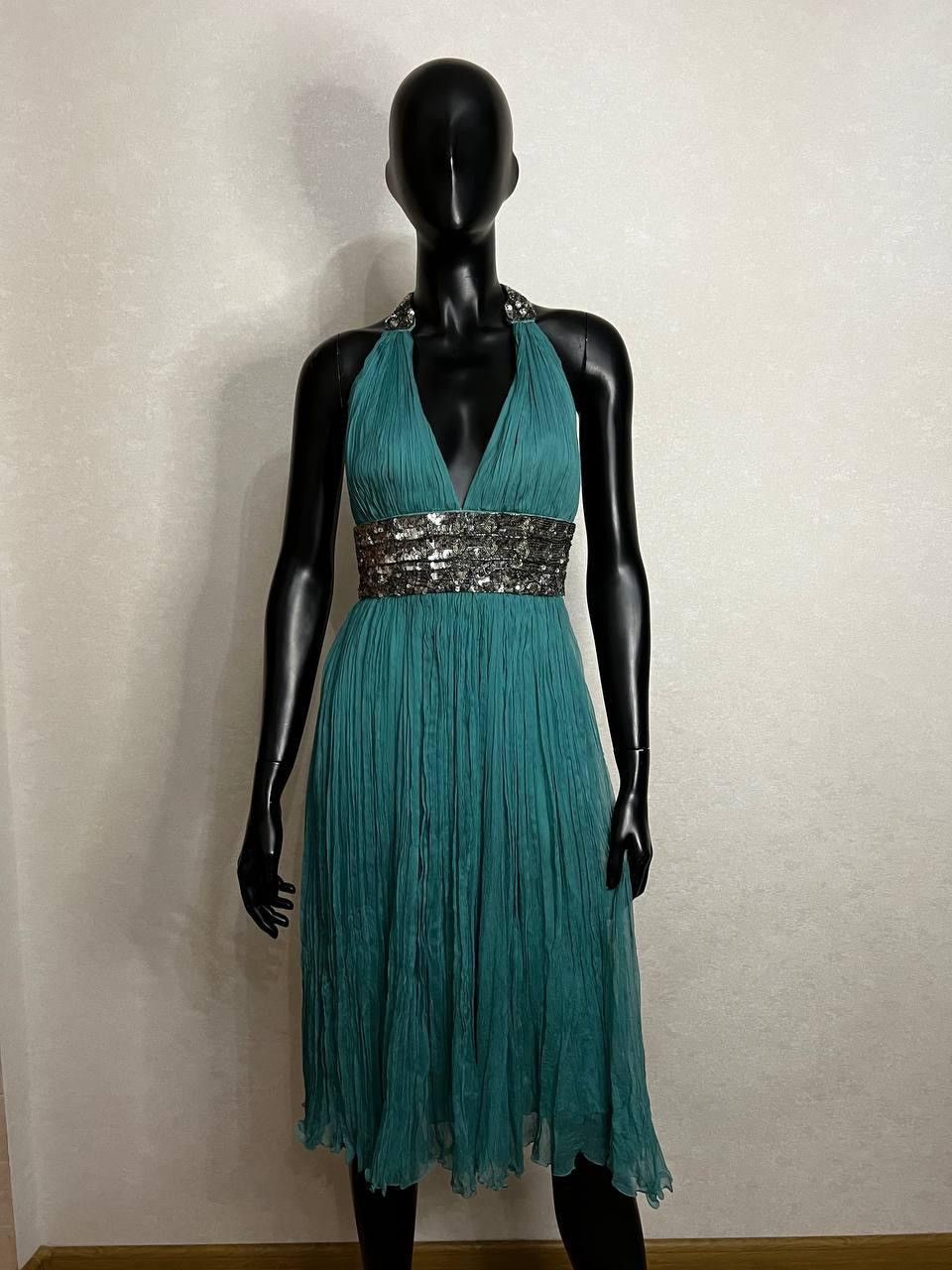 Roberto Cavalli Roberto Cavalli silk midi dress Size M / US 6-8 / IT 42-44 - 1 Thumbnail