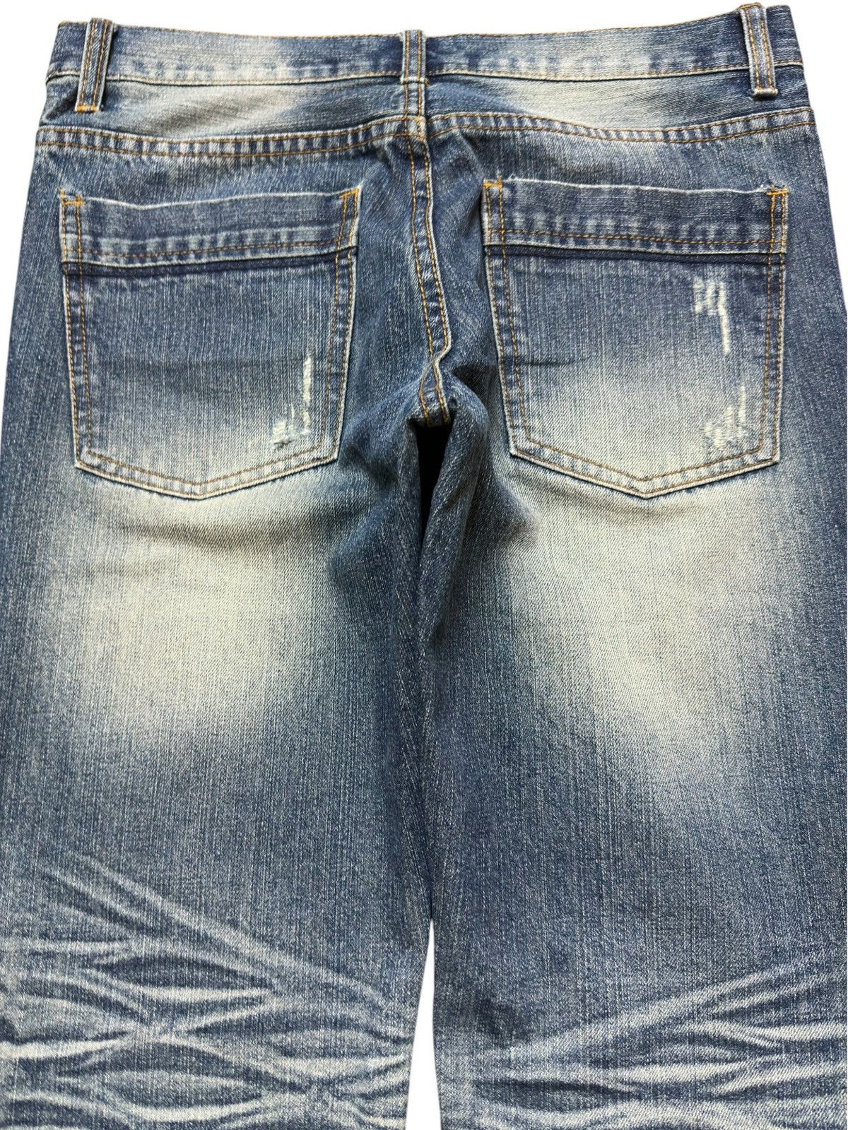 Independent Trading Co. Vintage Indecent Flare Whiskers Grunge Denim Size US 32 / EU 48 - 4 Thumbnail