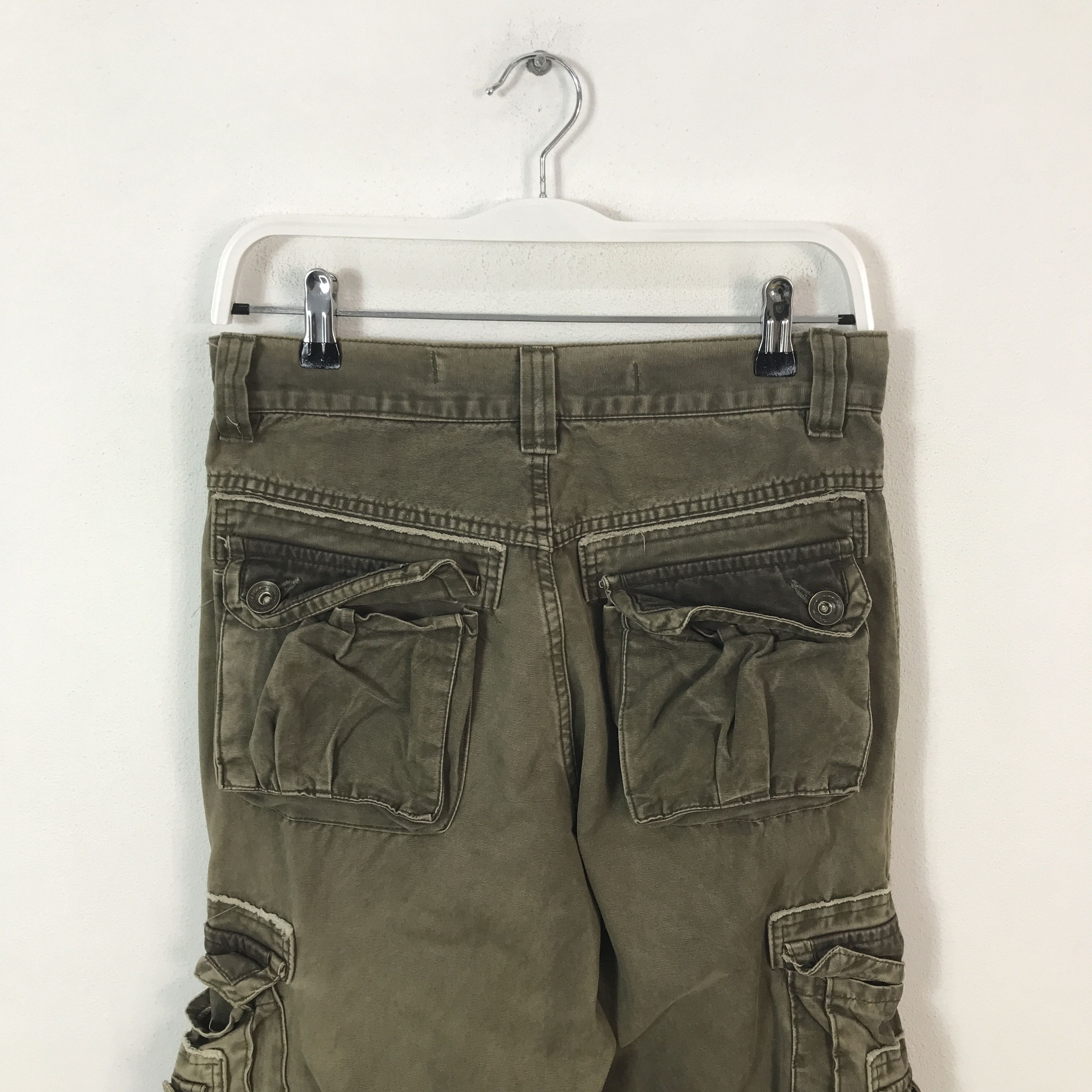 Japanese Brand baggy blue luis Cargo tactical pocket pants Size US 28 / EU 44 - 5 Thumbnail