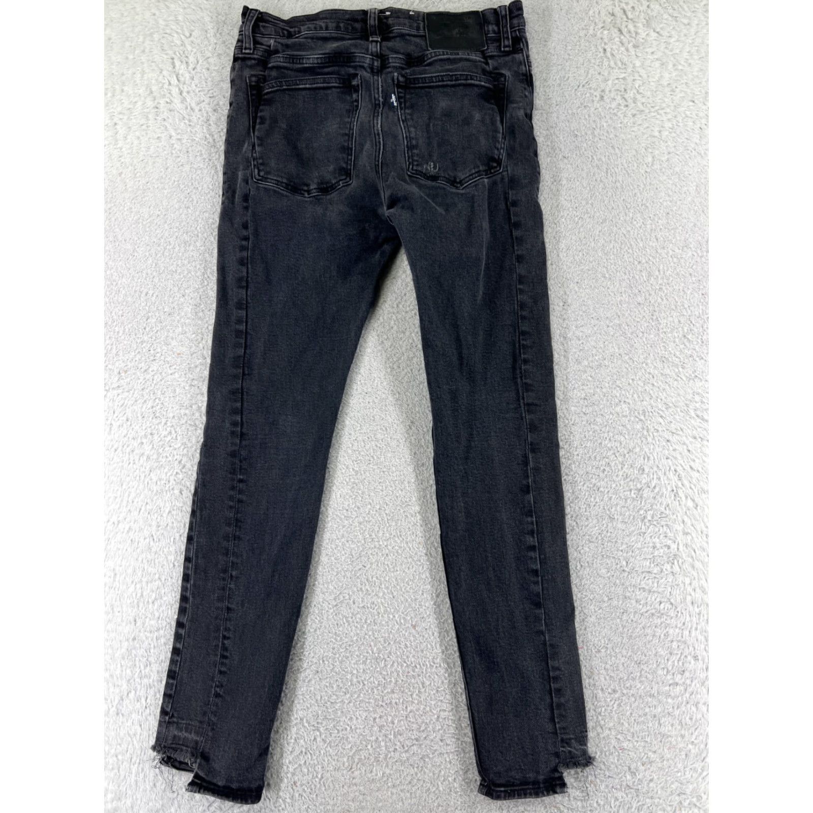Levi's Levi's 510 Jeans Slim Fit Black Denim 30 Adult Men 5-Pocket Cotton Blend Zip Inseam 32 Reading Vintage: No Size US 30 / EU 46 - 2 Thumbnail