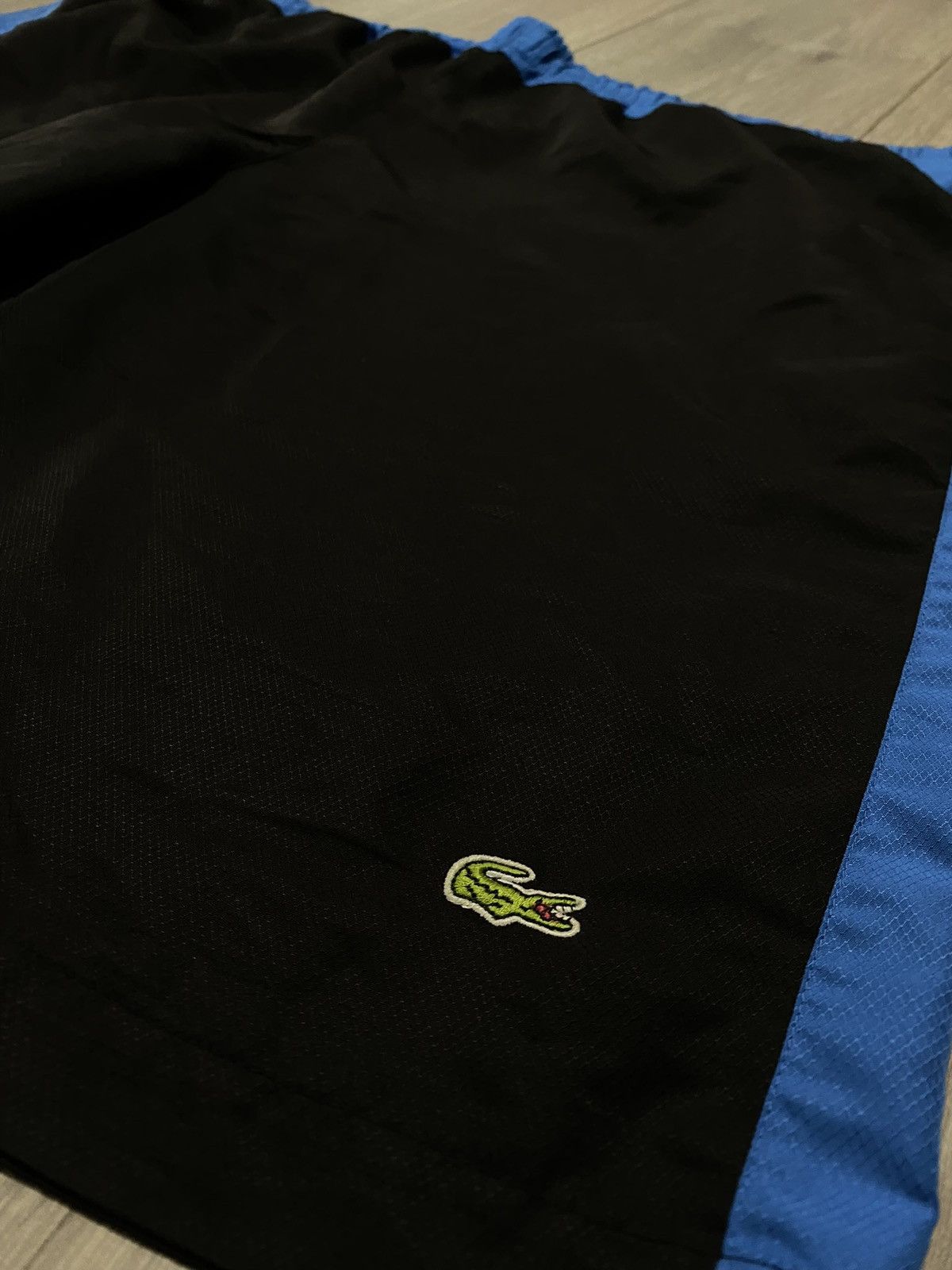 Lacoste Lacoste Shorts Nylon Swim Black Blue Y2K Size US 34 / EU 50 - 2 Thumbnail