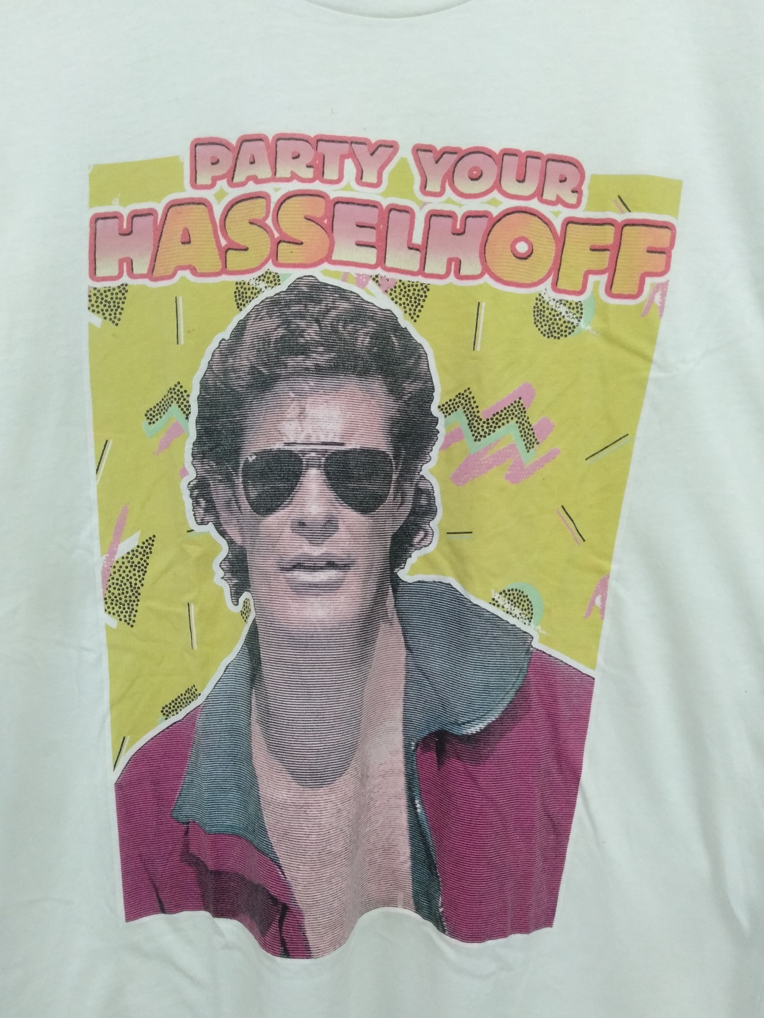 Band Tees Vintage David Hasselholf potrait Actor movie series tee Size US M / EU 48-50 / 2 - 3 Thumbnail