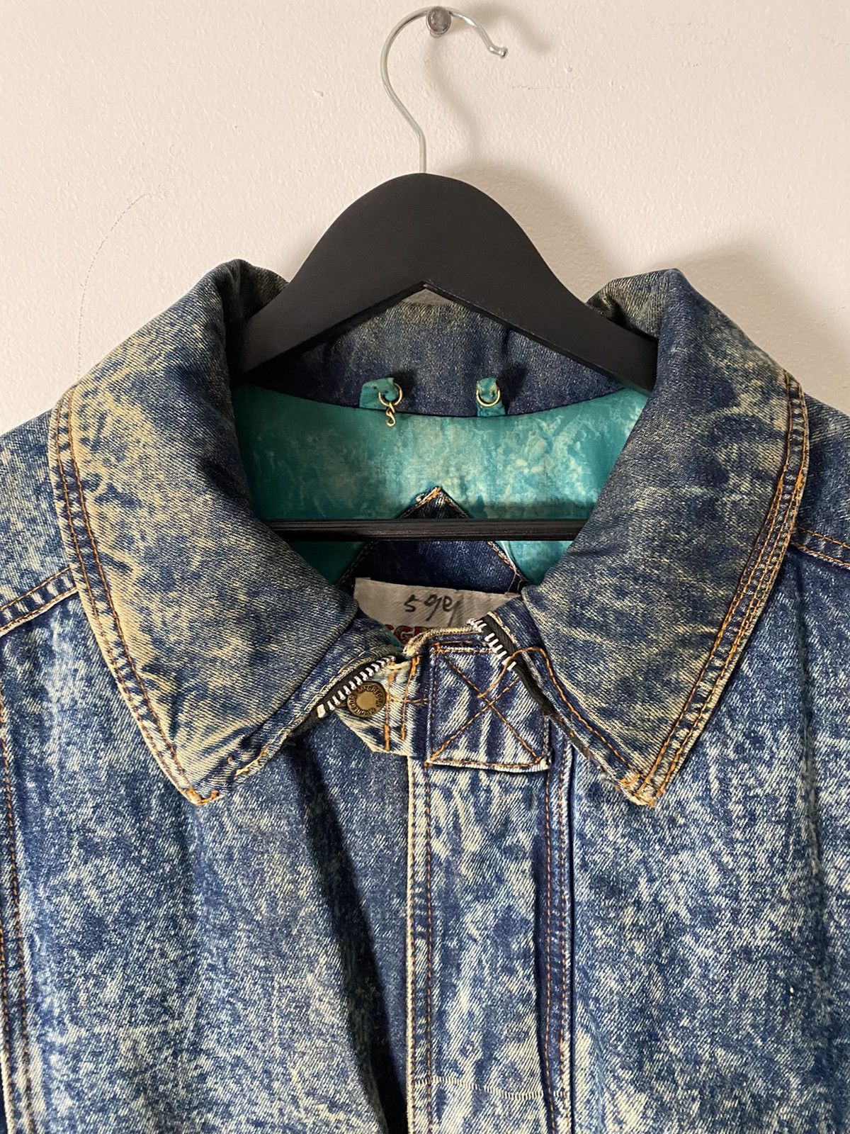 McGregor × Vintage Vintage McGregor Heavy Denim Lined Jacket Size US XL / EU 56 / 4 - 4 Thumbnail