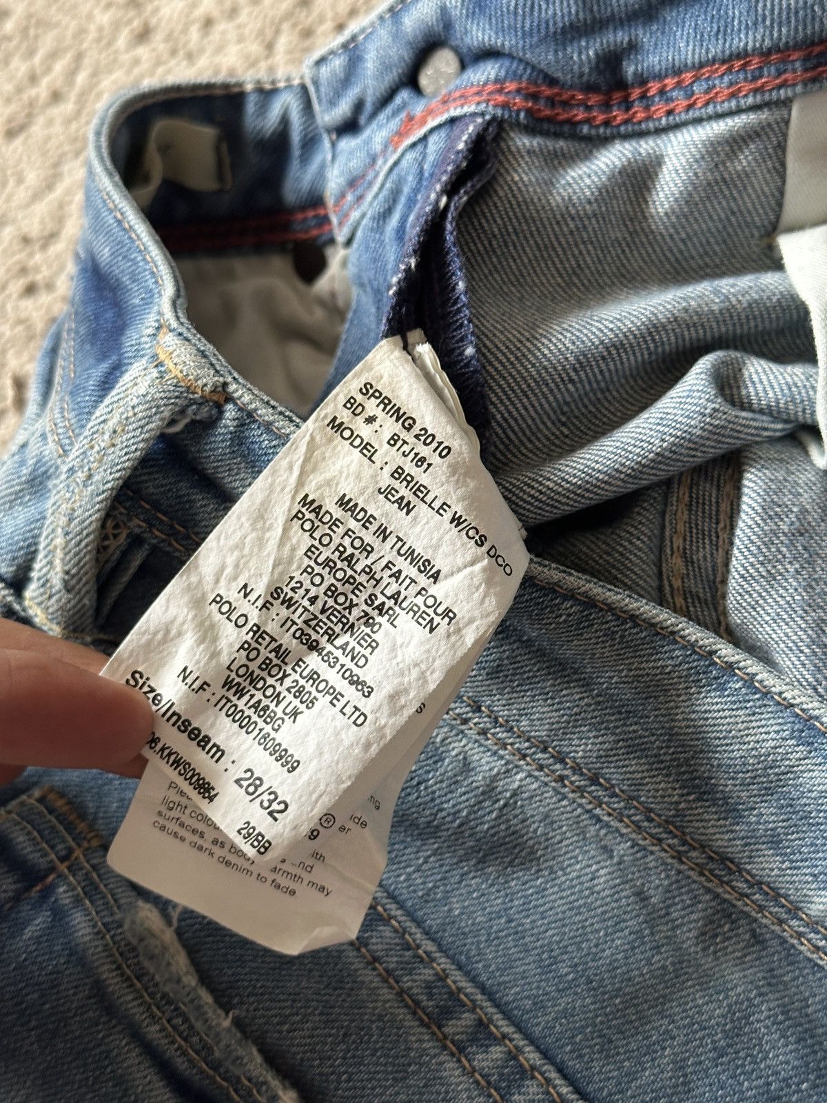 Polo Ralph Lauren SS2010 Brielle Bootcut Jeans Size US 29 - 9 Thumbnail