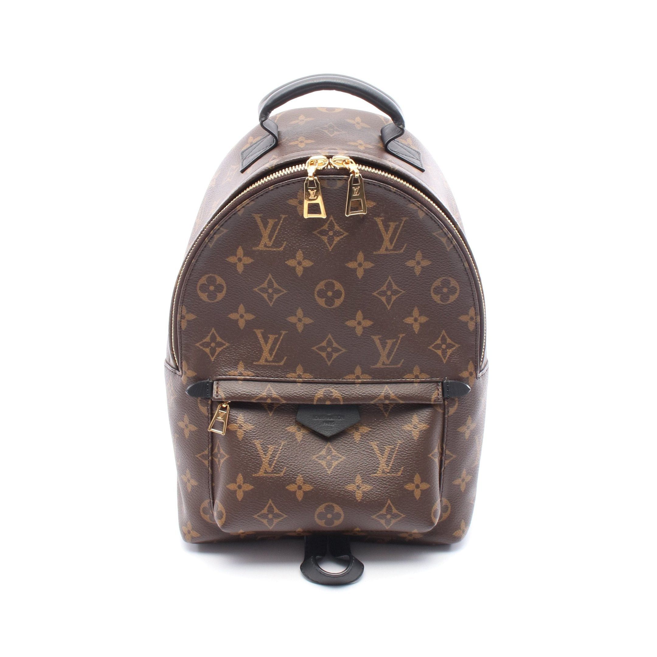 Louis Vuitton Louis Vuitton Palm Springs Backpack Pm Monogram Rucksack Leather Brown Black Size ONE SIZE - 1 Thumbnail