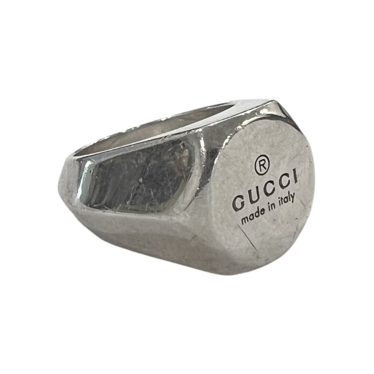 Gucci Gucci Silver Signet Ring Size ONE SIZE - 2 Thumbnail