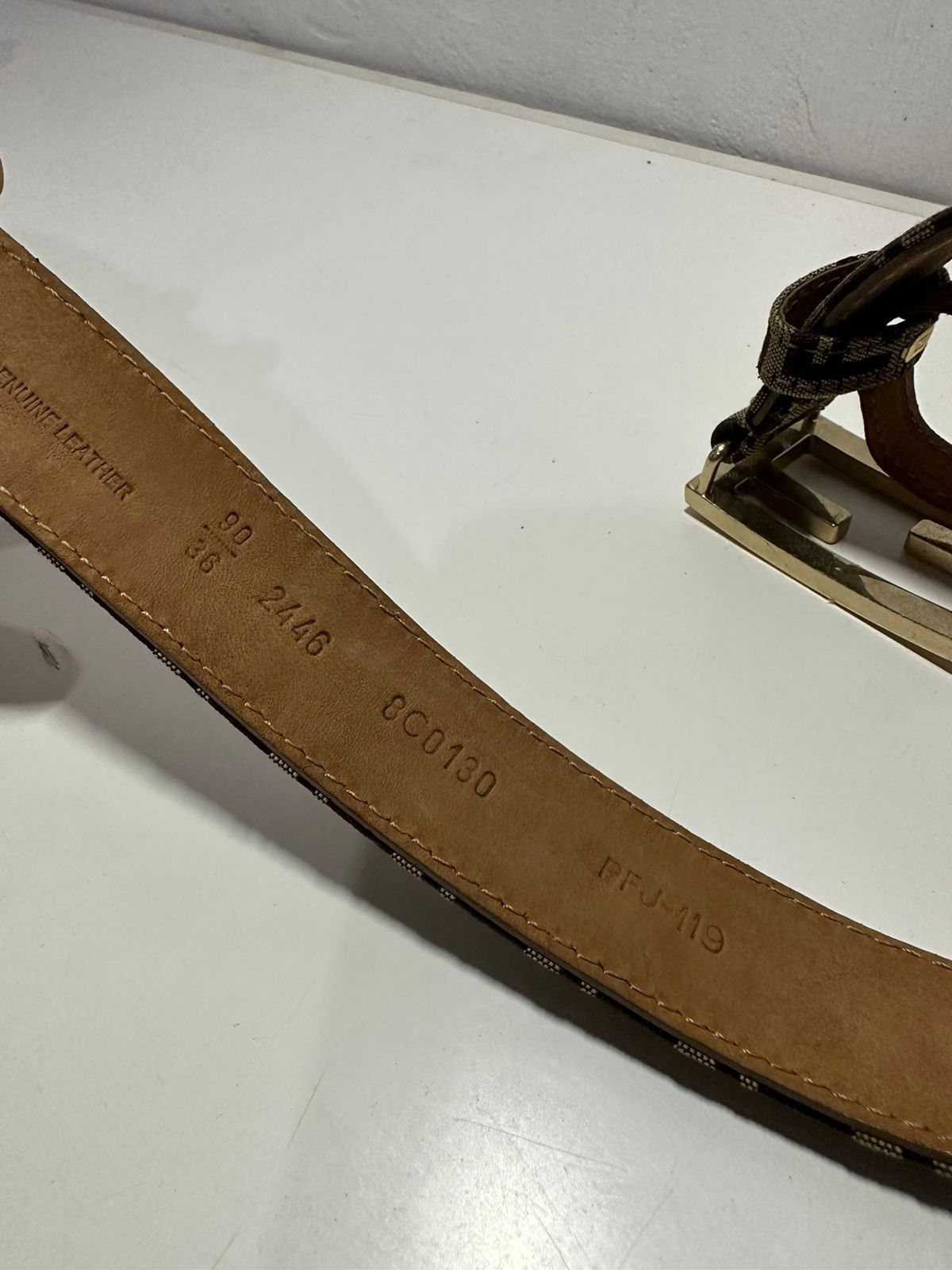 Fendi Fendi Monogram Zucca Belt Size ONE SIZE - 4 Thumbnail