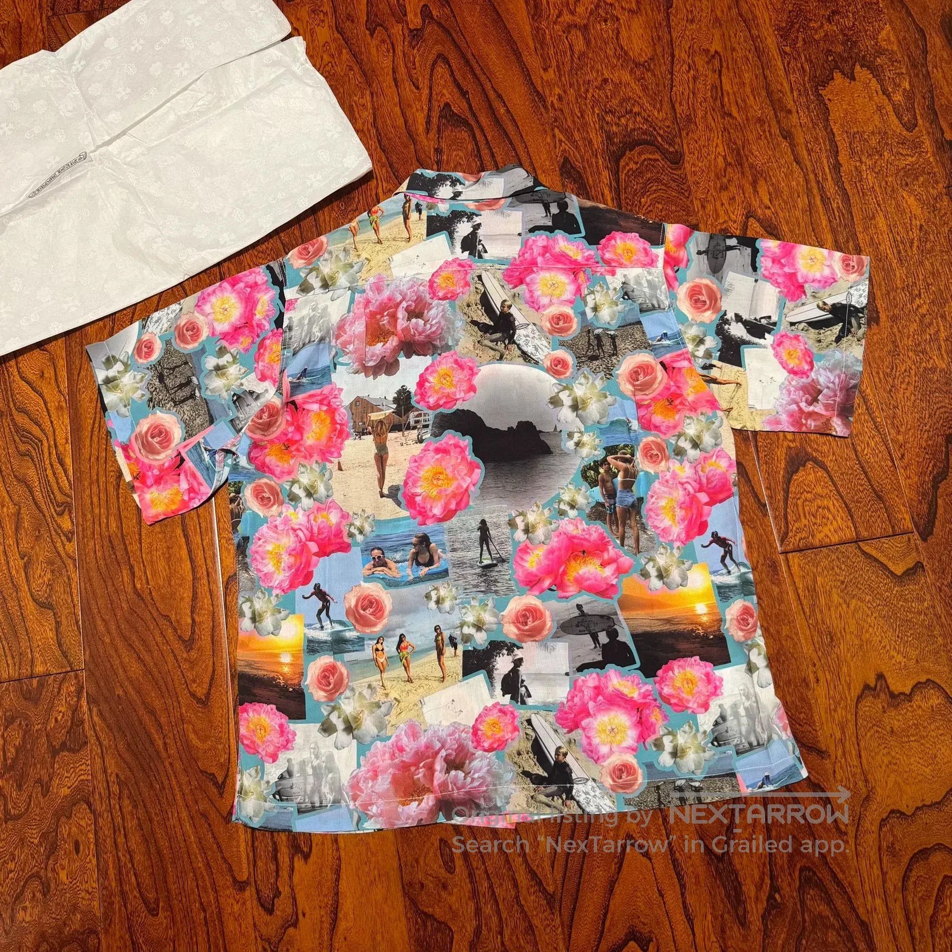 Chrome Hearts chrome hearts floral short sleeve shirt. Size M / US 6-8 / IT 42-44 - 4 Thumbnail
