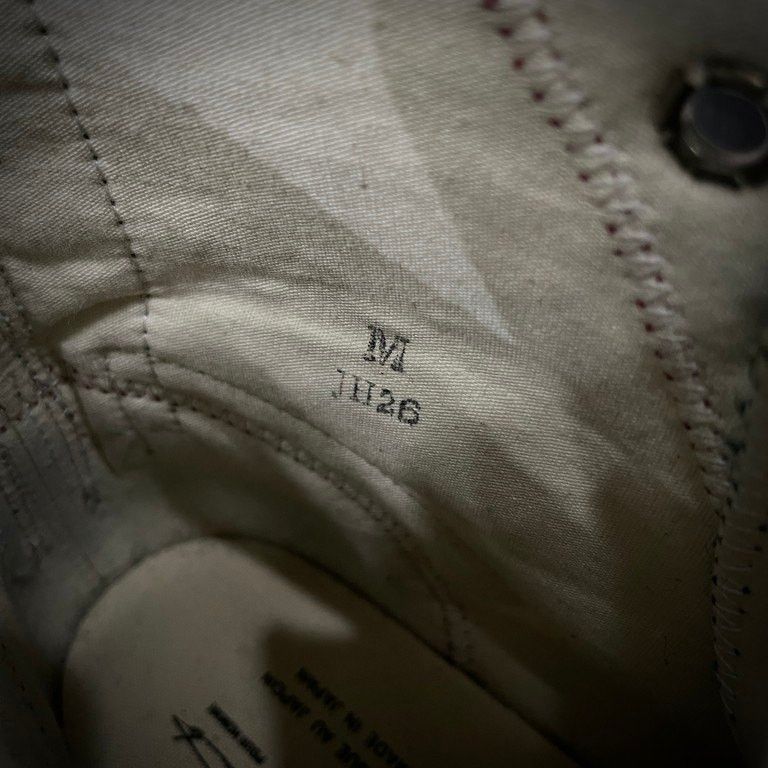 Yohji Yamamoto Yohji Yamamoto 95AW Wool Leather Patchwork High-Top Sneakers Size US 11.5 / EU 44-45 - 9 Thumbnail