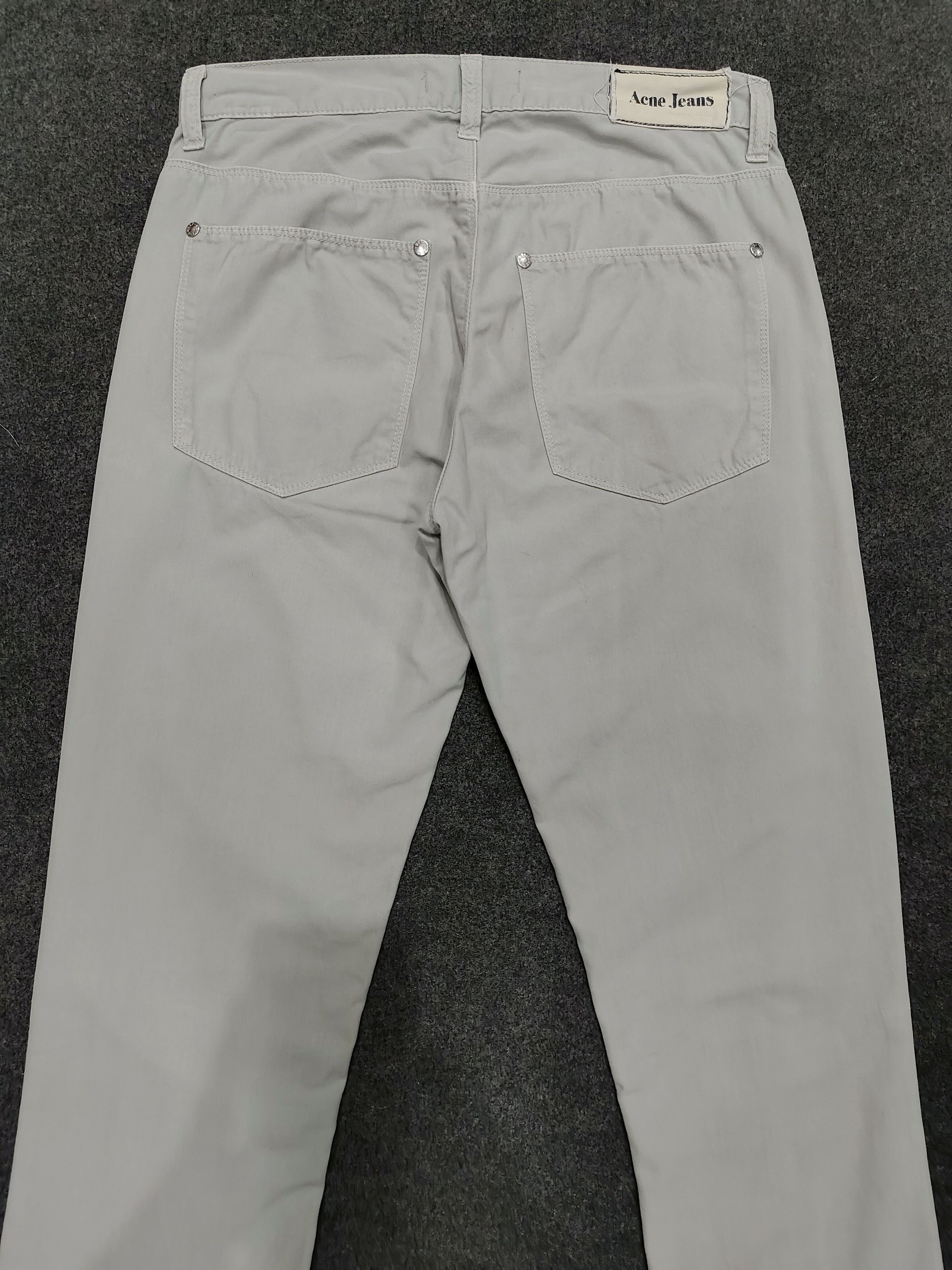 Acne Studios 00s Acne Jeans- Scandinavia Minimalist Slim Straight Pants Size US 28 / EU 44 - 4 Thumbnail
