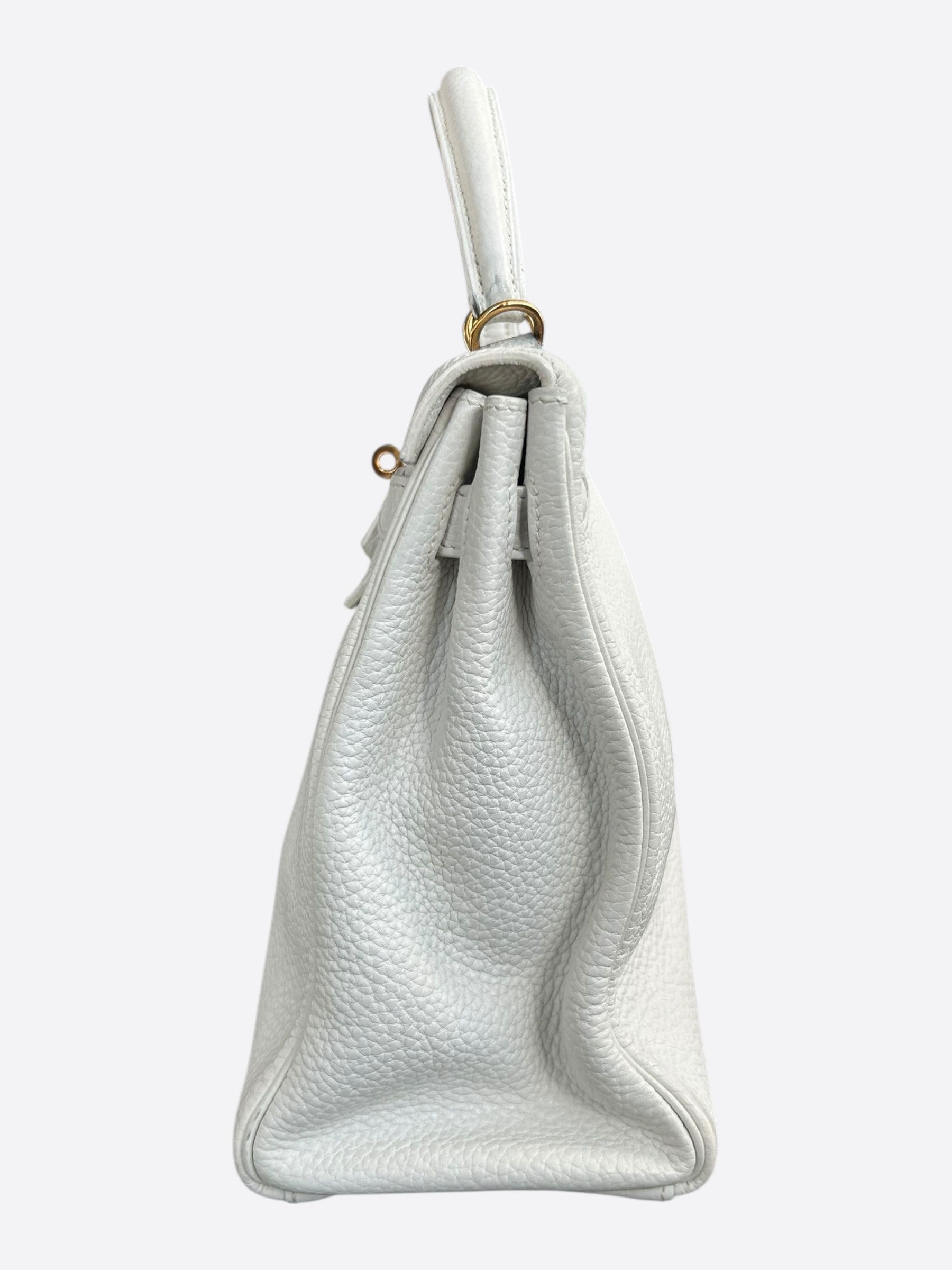 Hermes Hermes White Togo & Gold Hardware Kelly 32 Size ONE SIZE - 4 Thumbnail