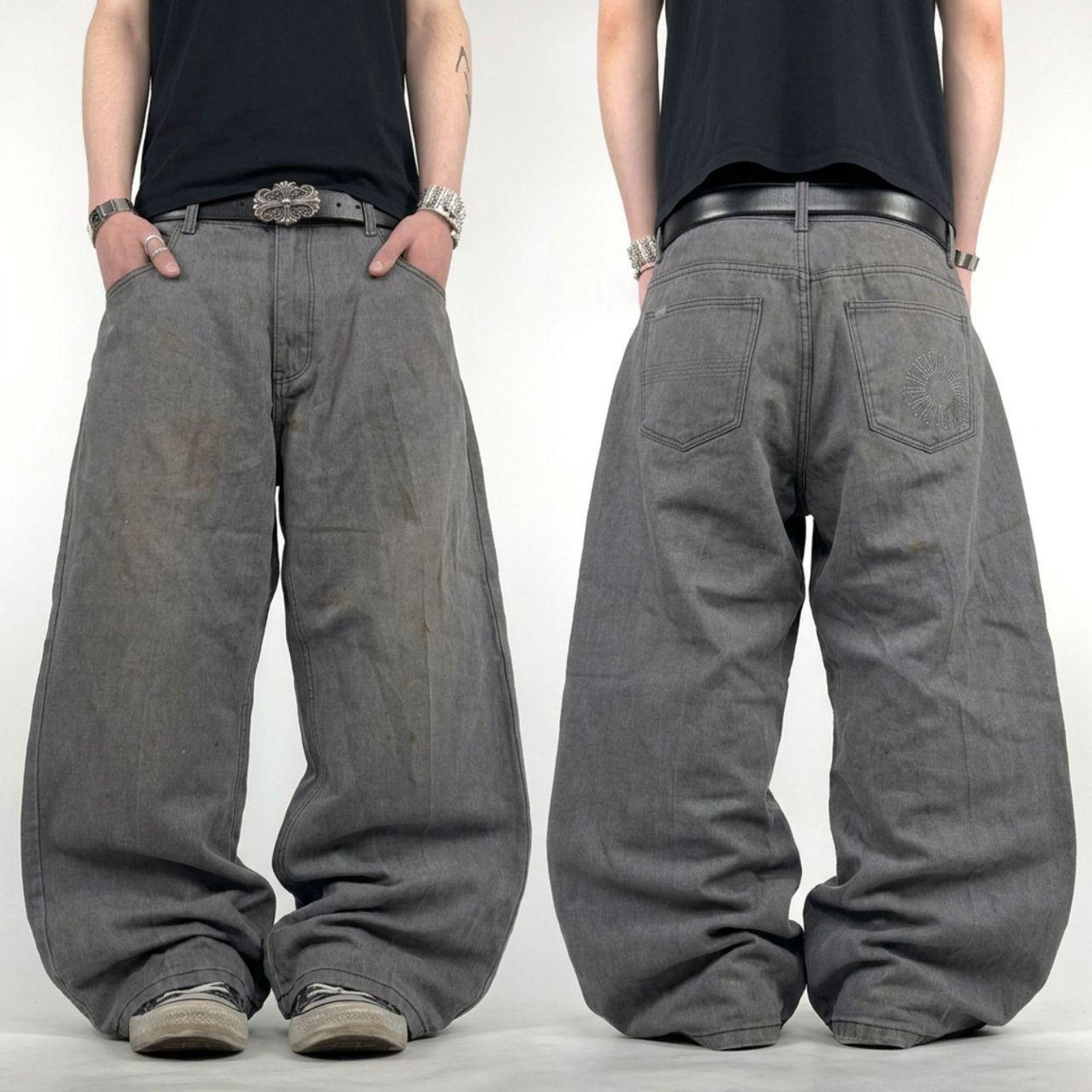 JNCO × Streetwear × Vintage Vintage 90s Kikwear Baggy Wide Leg