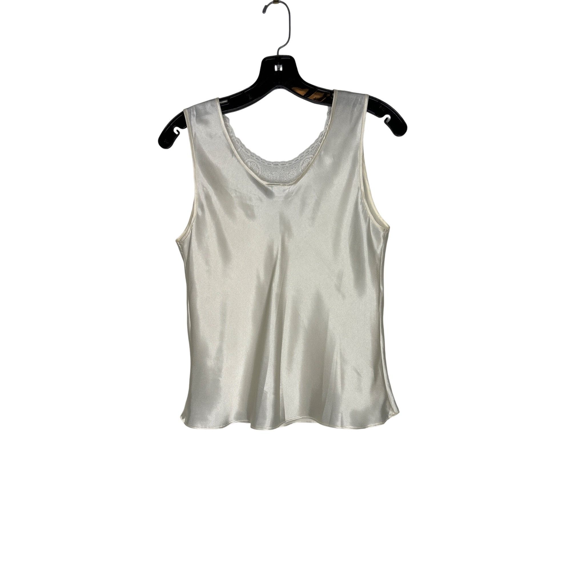 Vintage VINTAGE CINEMA ETOILE WOMEN'S SATIN AND LACE CAMISOLE SZ S Size ONE SIZE - 2 Thumbnail
