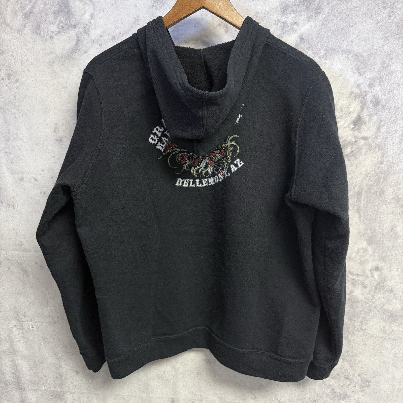 Harley Davidson Harley Davidson Hoodie Sweatshirt Womens XL Black Grand Cany Size XL / US 12-14 / IT 48-50 - 2 Thumbnail