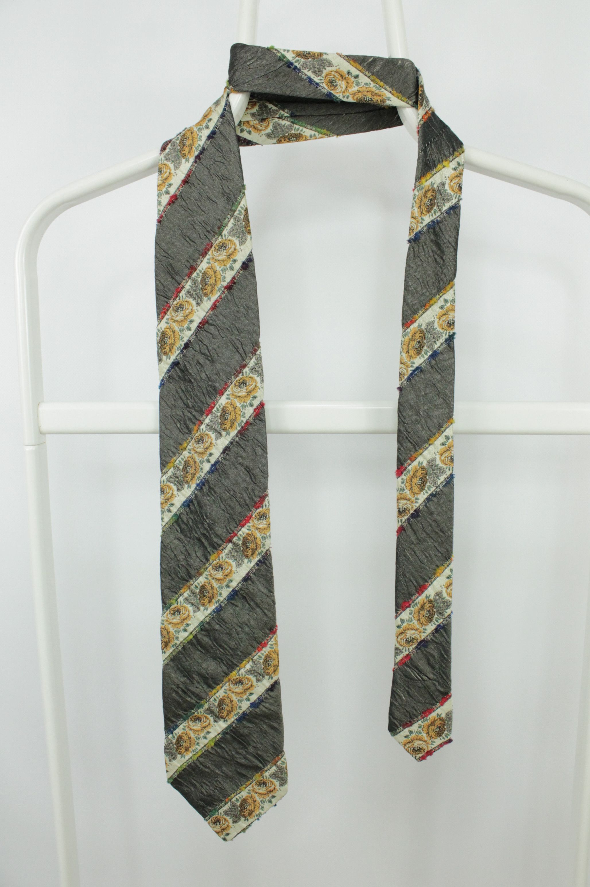 Kenzo Vintage Kenzo Homme Flower Print Silk Tie Size ONE SIZE - 1 Thumbnail