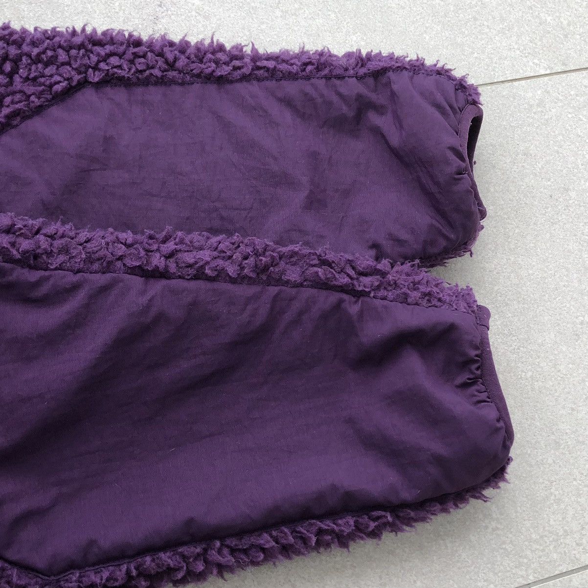 Japanese Brand First Down USA Pile Sherpa Purple Jacket Size US L / EU 52-54 / 3 - 12 Thumbnail