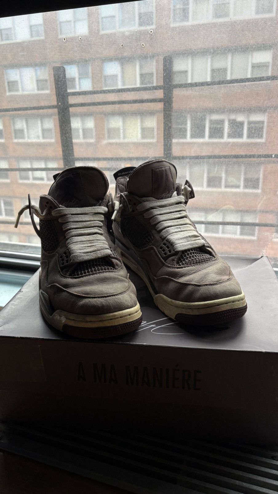 A Ma Maniere × Jordan Brand Jordan 4 A Ma Maniere Violet Ore Size US 11 / EU 44 - 10 Thumbnail