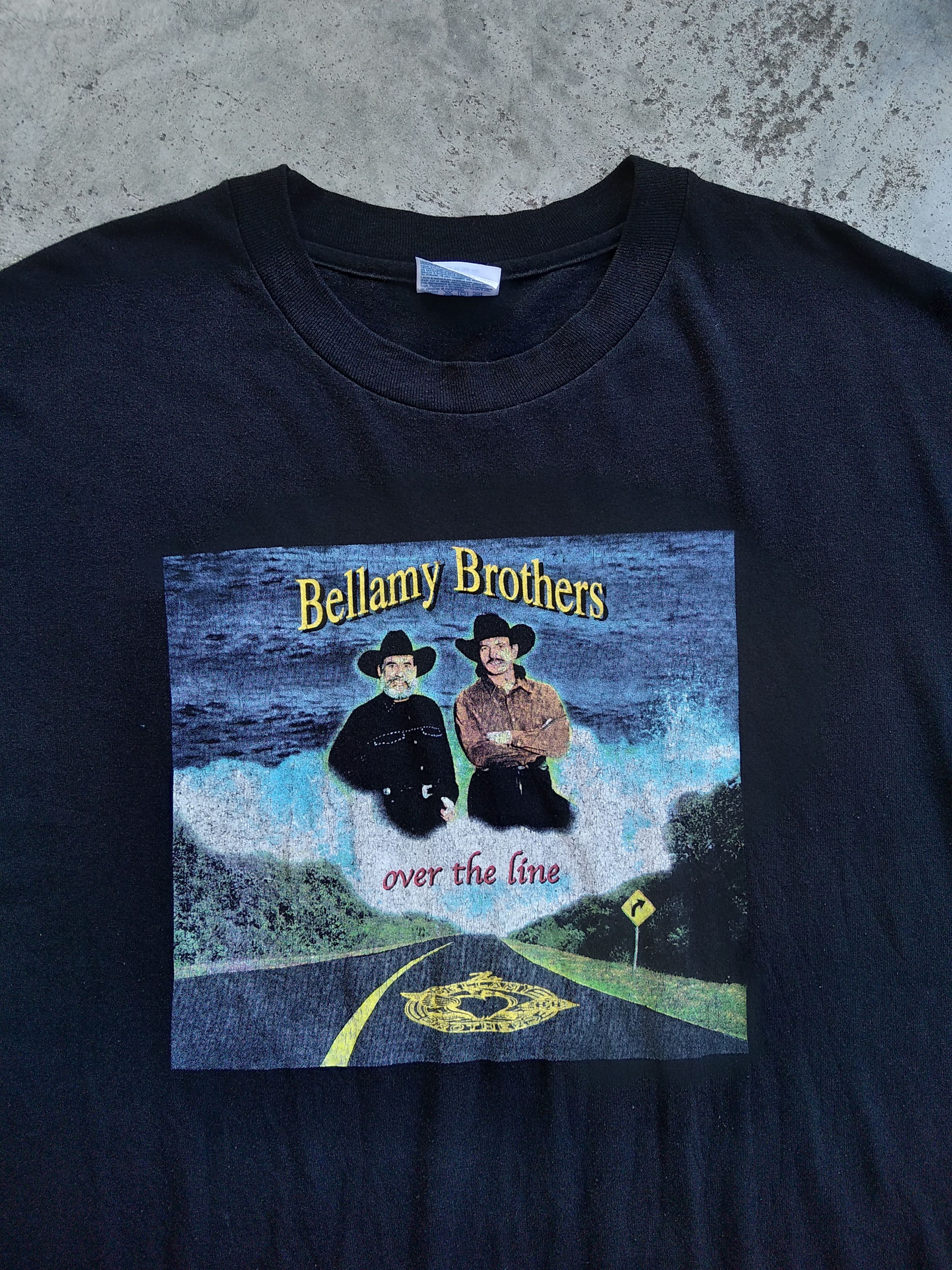 Band Tees × Vintage VTG 90s Bellamy Brothers Country Music T shirt Size US XL / EU 56 / 4 - 8 Thumbnail