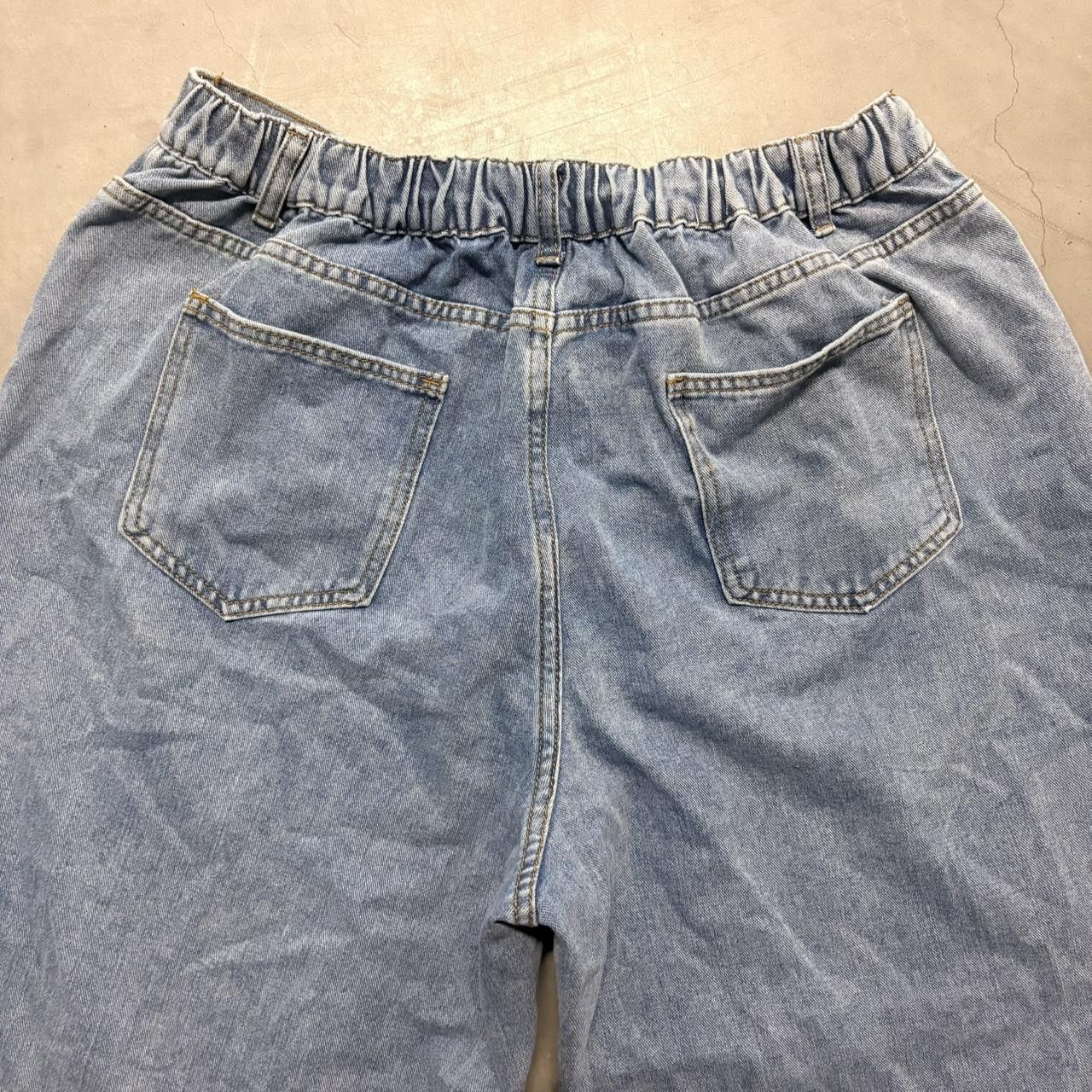 Vintage Crazy Vintage Y2K/2000s Super Baggy Wideleg Streetwear Skater Style Medium Blue Wash Denim Jeans! Size US 36 / EU 52 - 7 Thumbnail
