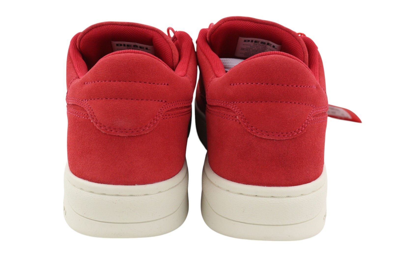 Diesel S-SINNA LOW EU44 Red Leather Low Top Logo 41106 Size US 11 / EU 44 - 8 Thumbnail