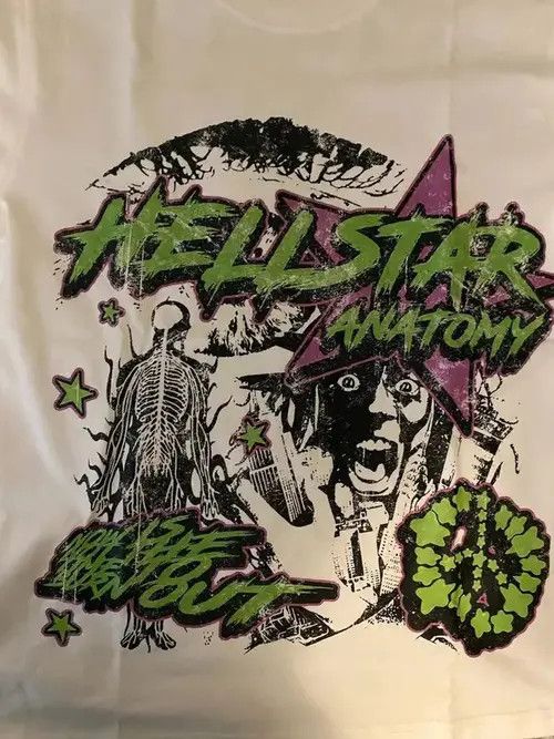 Japanese Brand Graphic T-shirt Streetwear Oversized Rock Punk Style Size US XL / EU 56 / 4 - 3 Thumbnail