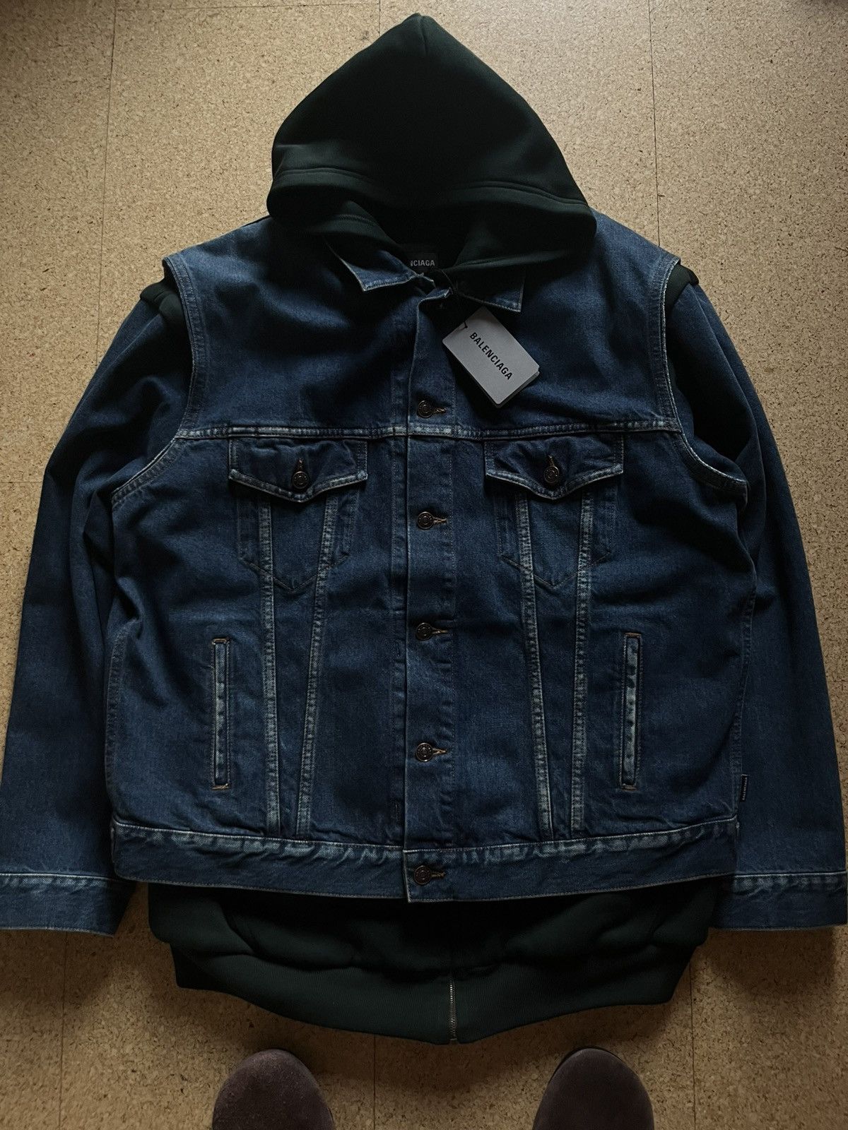 BALENCIAGA バレンシアガ Twin Set Denim Jacket BALENCIAGA バレンシアガ Twin Set Denim Jacket