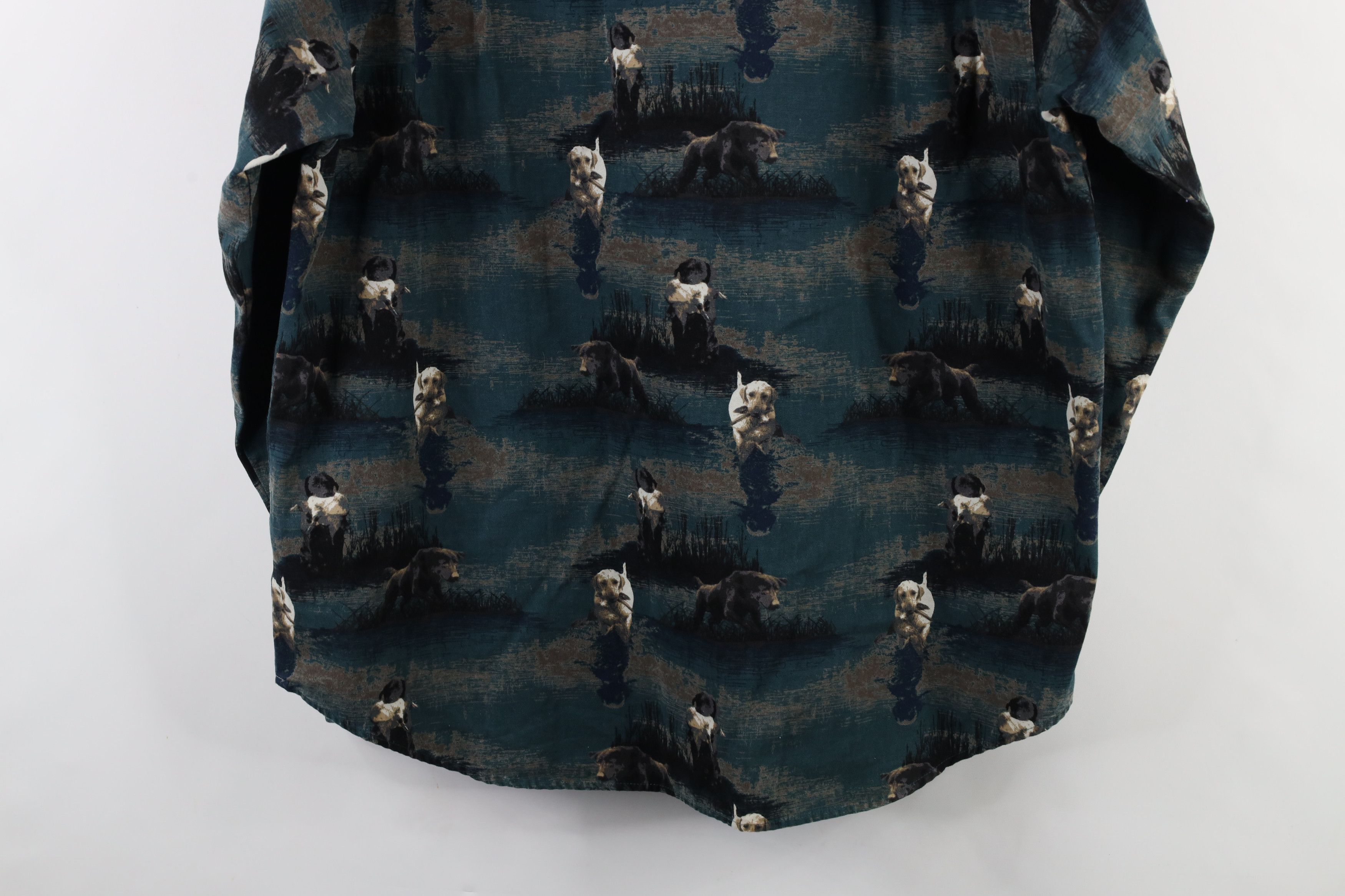Columbia × Vintage Vintage Columbia Hunting All Over Print Button Down Shirt Size US L / EU 52-54 / 3 - 14 Thumbnail
