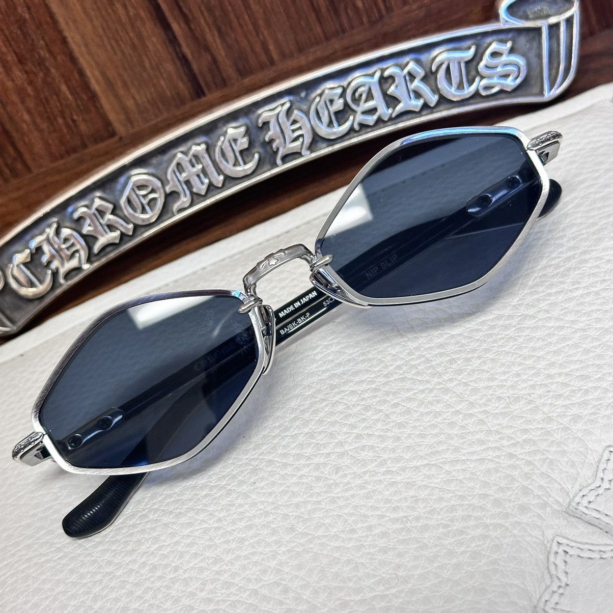 Chrome Hearts Nipslip Sunglasses Eyewear beautiful @chromeheartsofficial NIP SLIP sunglasses in Gold  main image 3