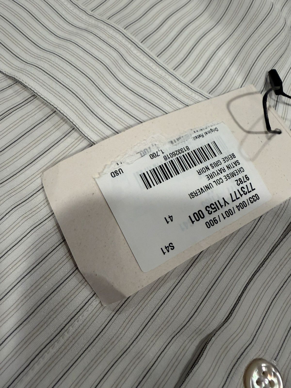 Saint Laurent Paris Saint laurent silk shirt. 41/16. $1700 Size US L / EU 52-54 / 3 - 5 Thumbnail