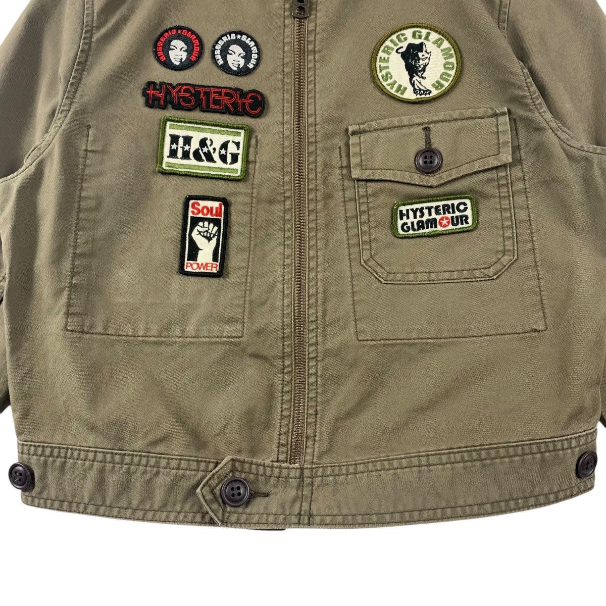 Hysteric Glamour × Japanese Brand Vintage HYSTERIC GLAMOUR military jacket embroidery patch Size US S / EU 44-46 / 1 - 13 Thumbnail